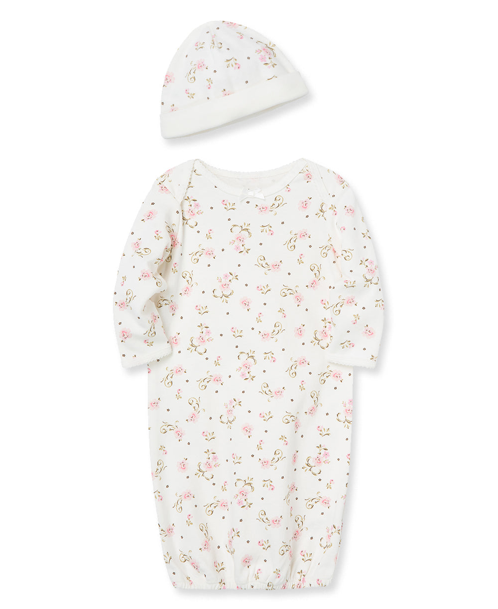  Vintage Rose Sleeper Gown And Hat、mySite、layawaytickets