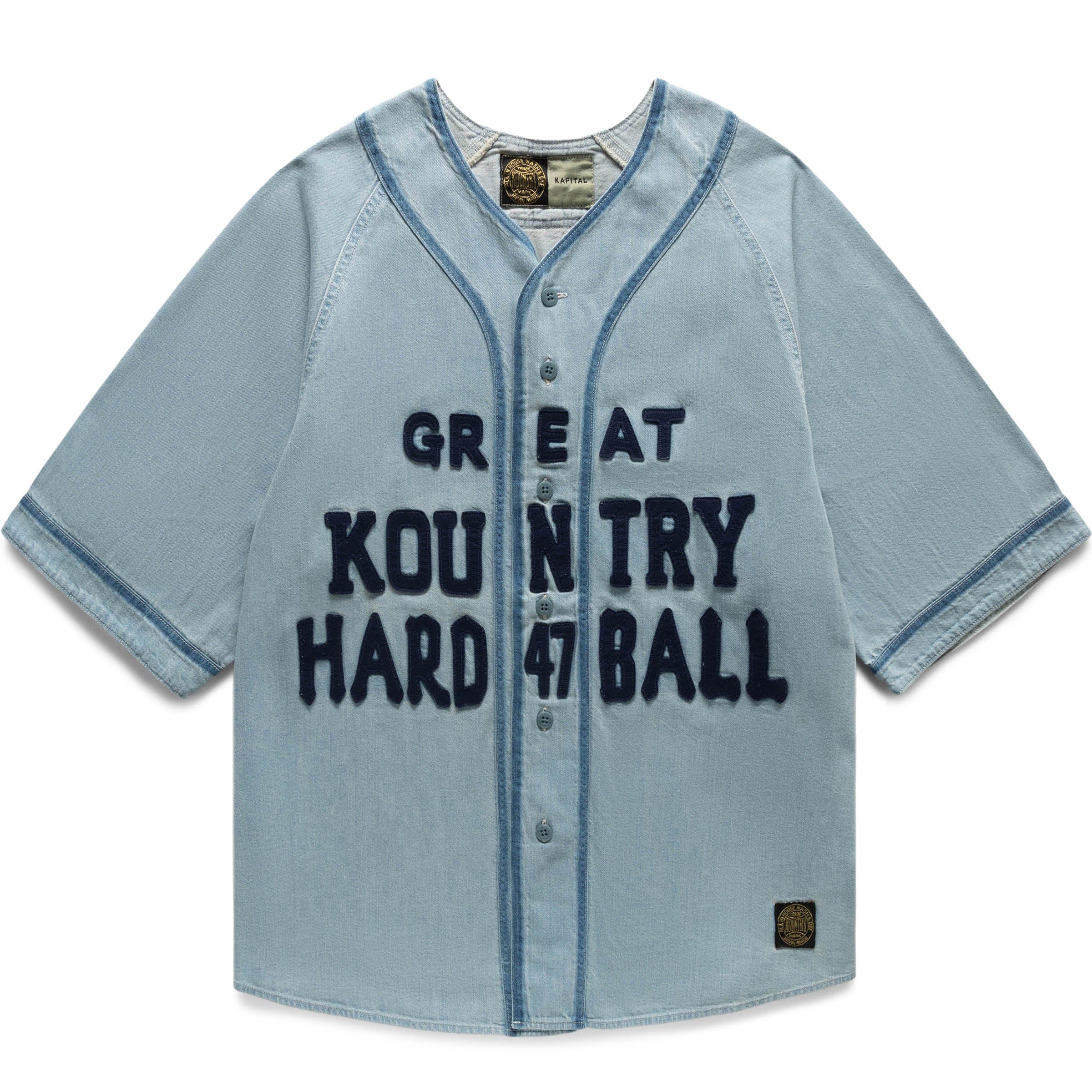 8OZ DENIM GREAT KOUNTRY BASEBALL SHIRT、mySite、zt4zffjzw