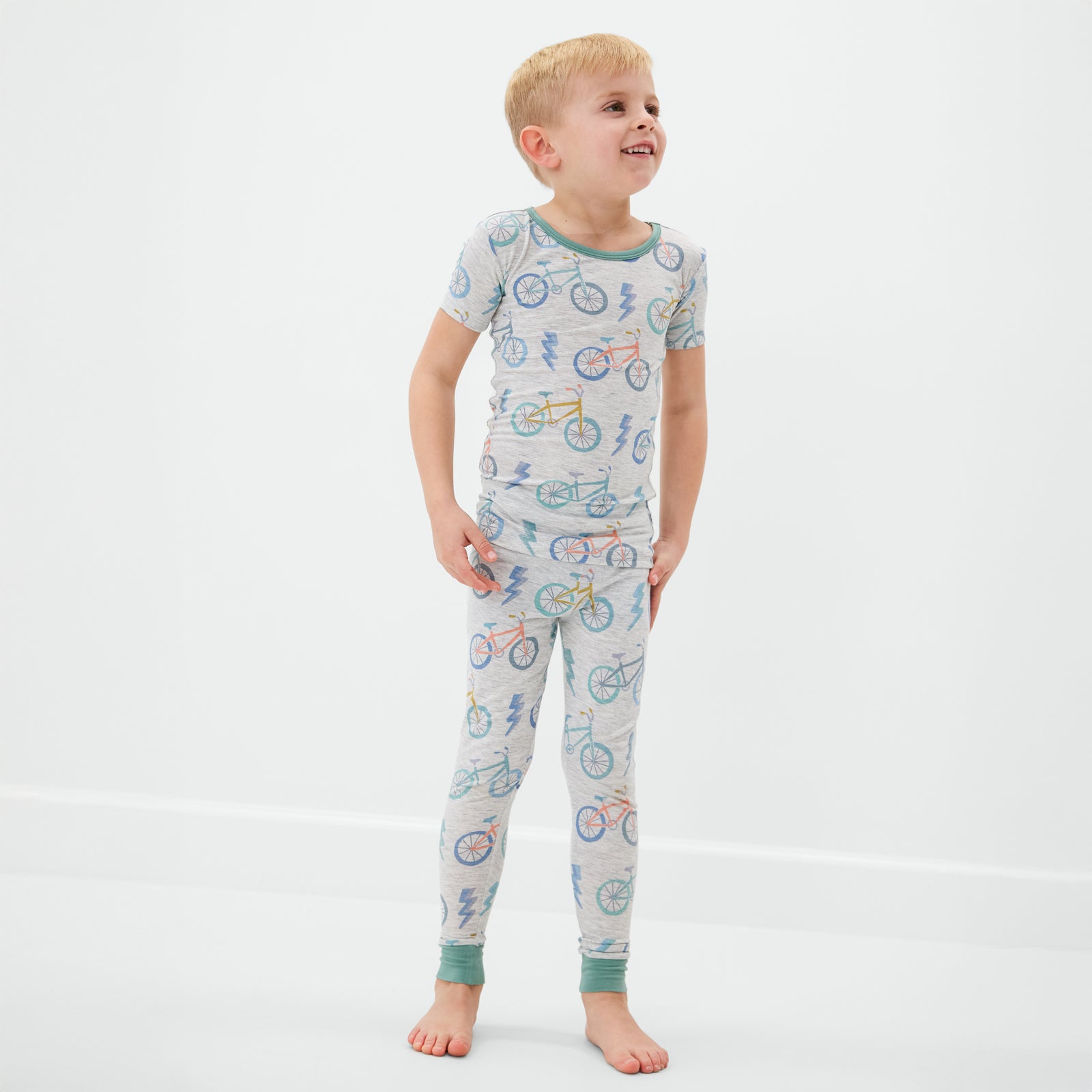  Let's Ride Two-Piece Short Sleeve Pajama Set、mySite、layawaytickets