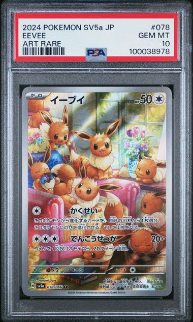 Eevee #78 PSA 10 Japanese Crimson Haze、mySite、waistdrama