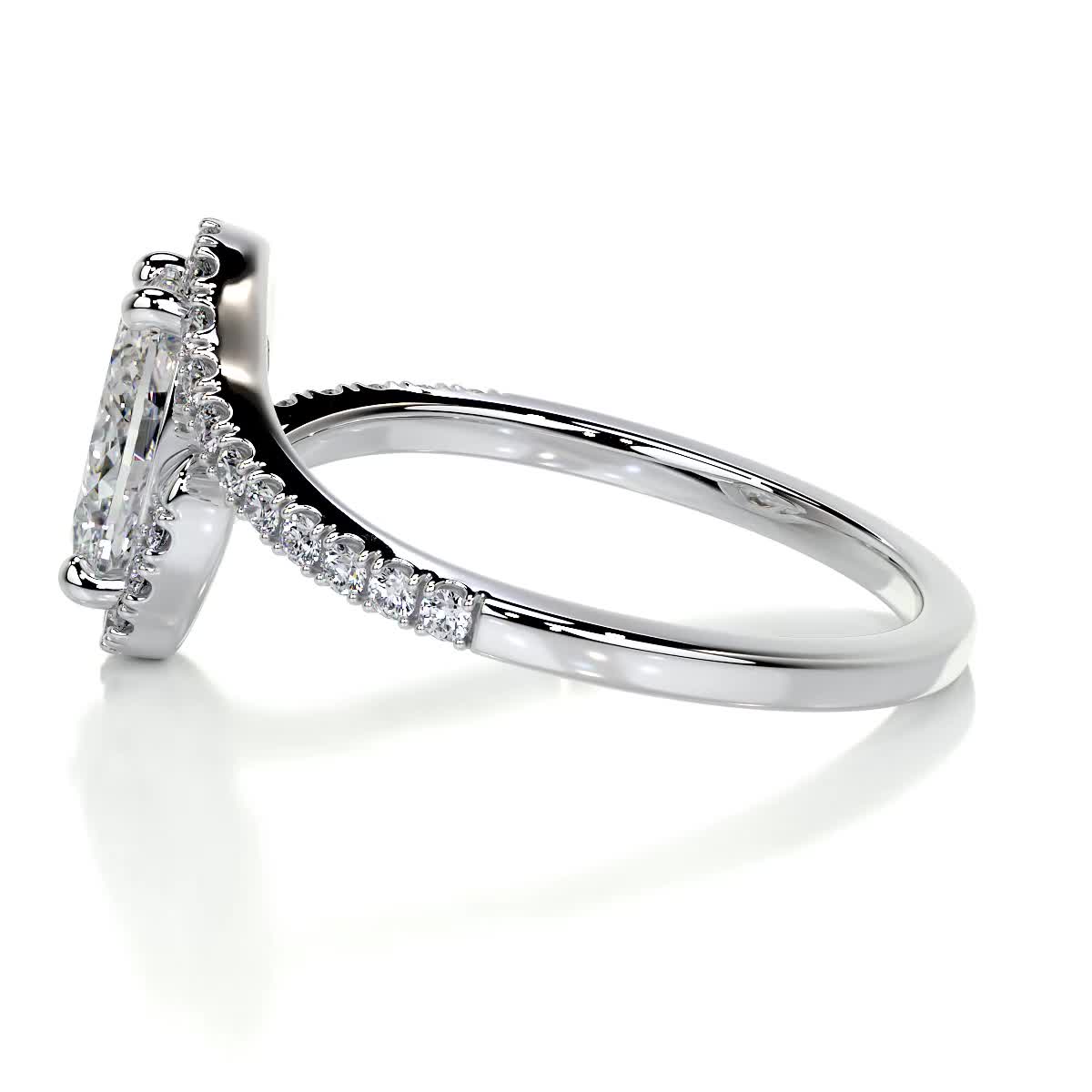 Stella Diamond Engagement Ring -14K White Gold、mySite、hinf8tx79
