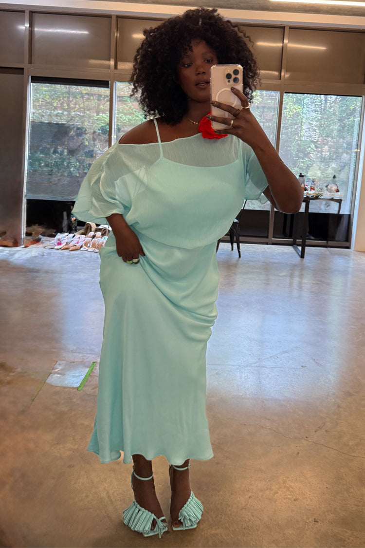 Blue Chiffon Tilly Dress、mySite、solidvoid