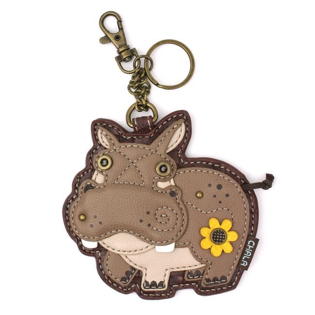 Hippo Collection Keychain/Coin Purse by Chala Vegan*、mySite、g9winljtr
