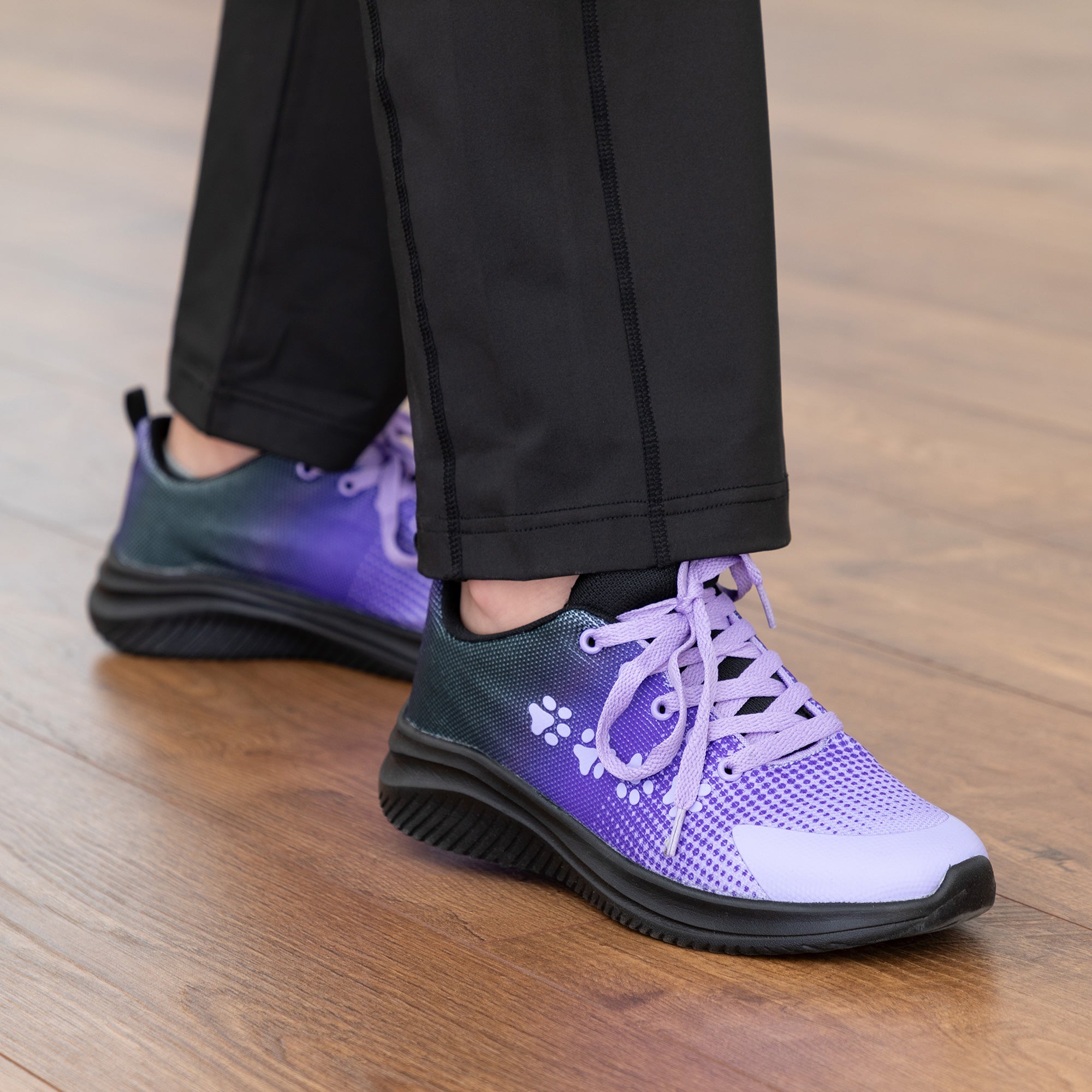 Ombre Paw Print Walking Shoes、mySite、camillekostekn