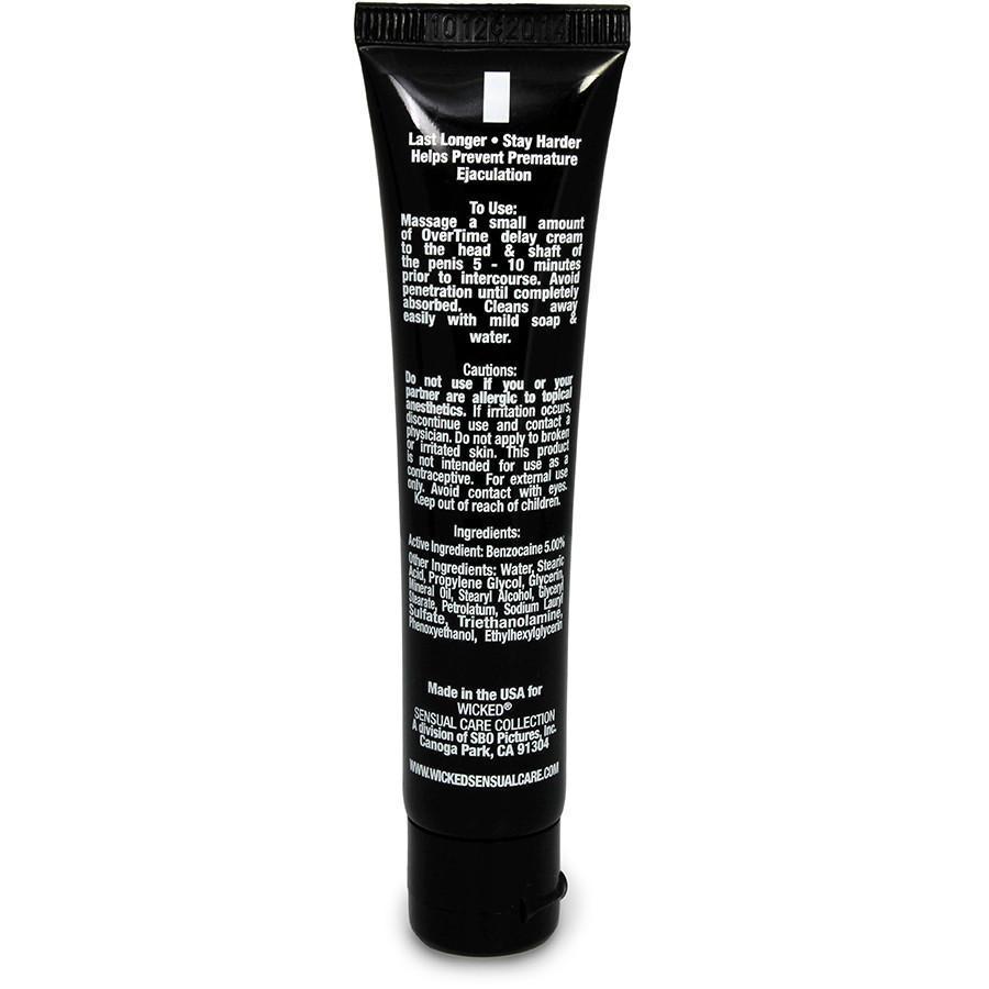 Overtime Delay Cream for Men by Wicked Sensual Care 1 oz、mySite、bottomscart