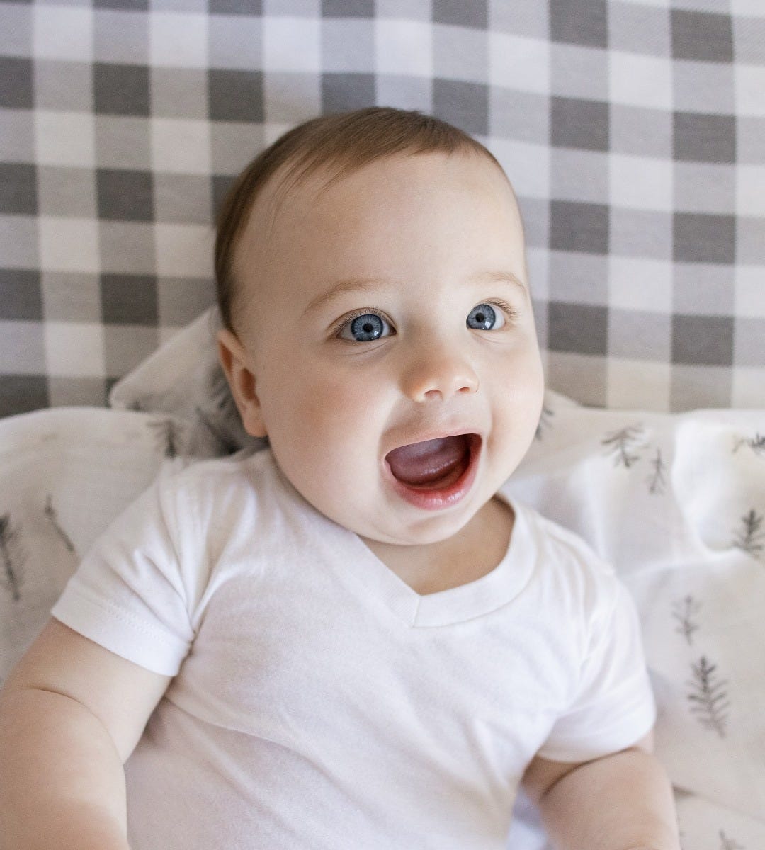 Organic Cotton Short Sleeve V Neck Bodysuit、mySite、g9winljtr