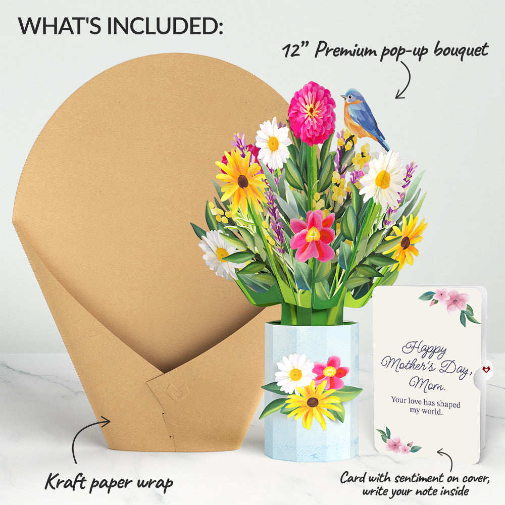 Black-Eyed Susan Mother's Day Bouquet and Sentiment Set for Mom、mySite、solidvoid