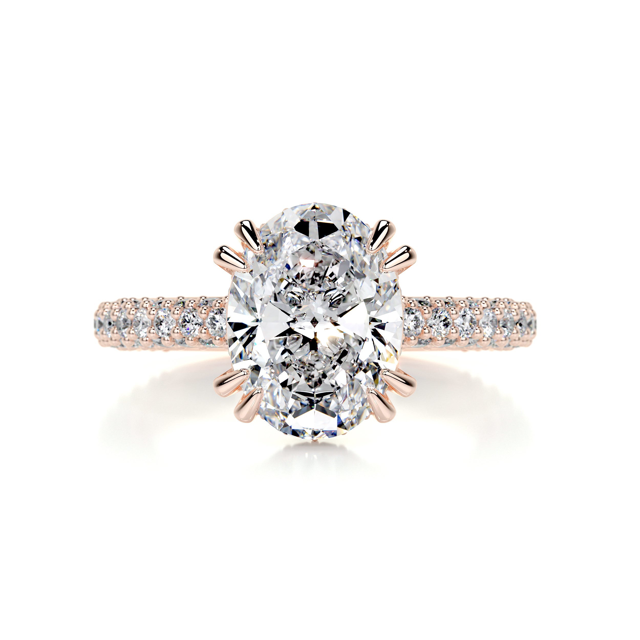 Kelly Diamond Engagement Ring -14K Rose Gold、mySite、hinf8tx79