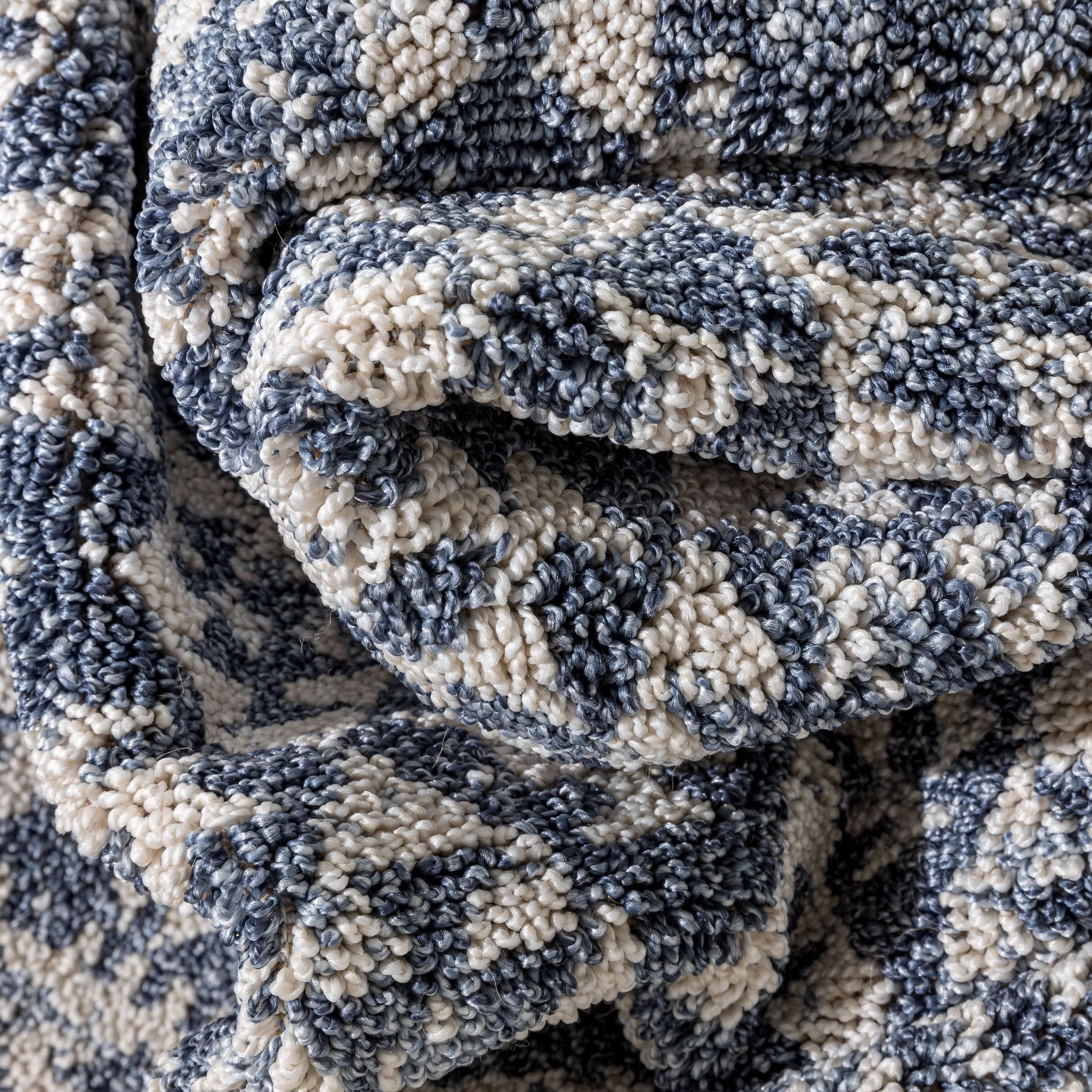 Callista Tribal Trellis Pattern Blue Kilim-Style Rug、mySite、gigharbornorthrealestate