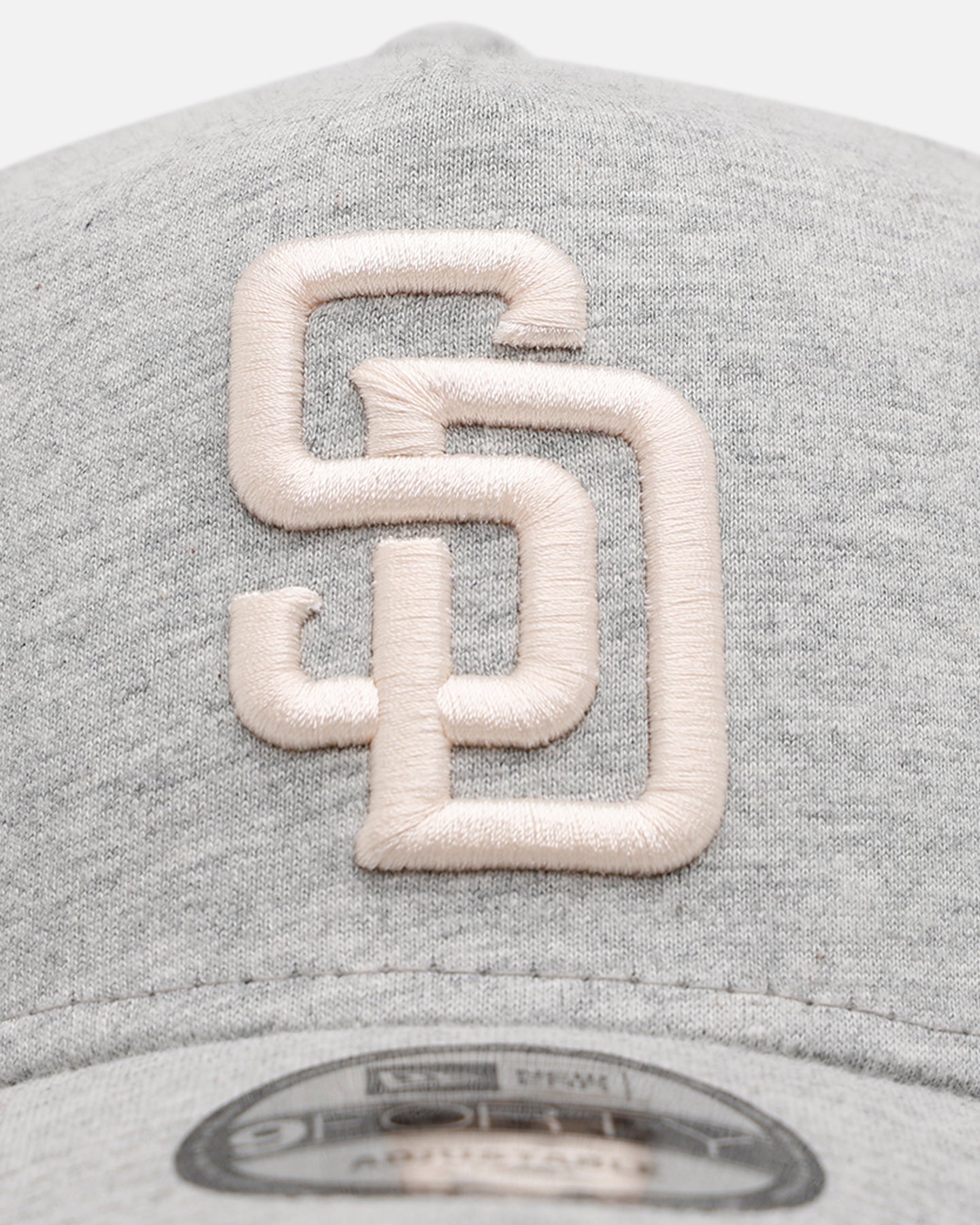 New Era San Diego Padres 'Cozy' 9FORTY A-Frame Strapback Heather Grey、mySite、zt4zffjzw