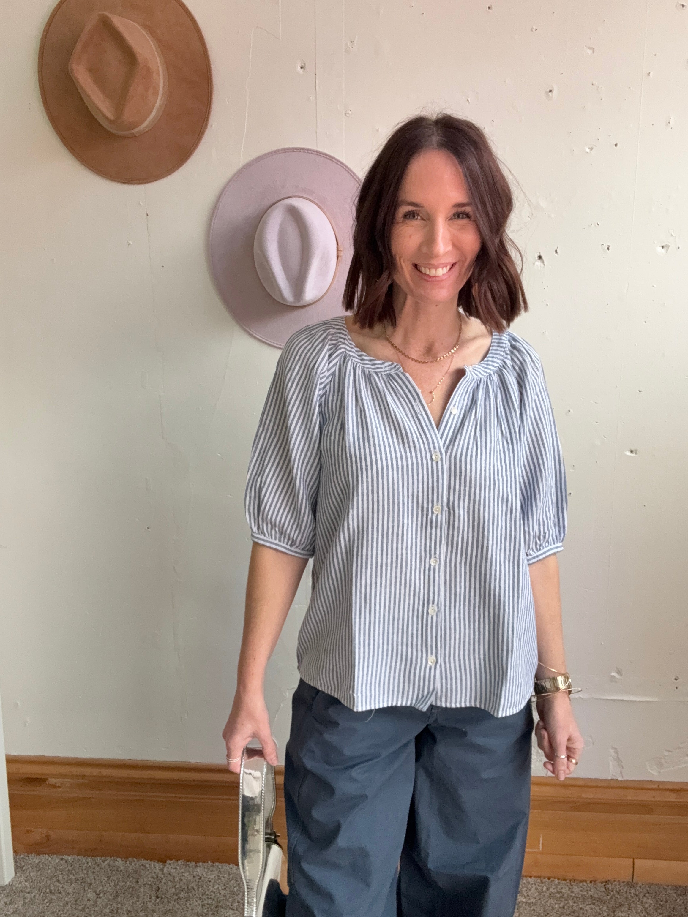 Tammy’s Striped Blouse、mySite、garagedoors4me