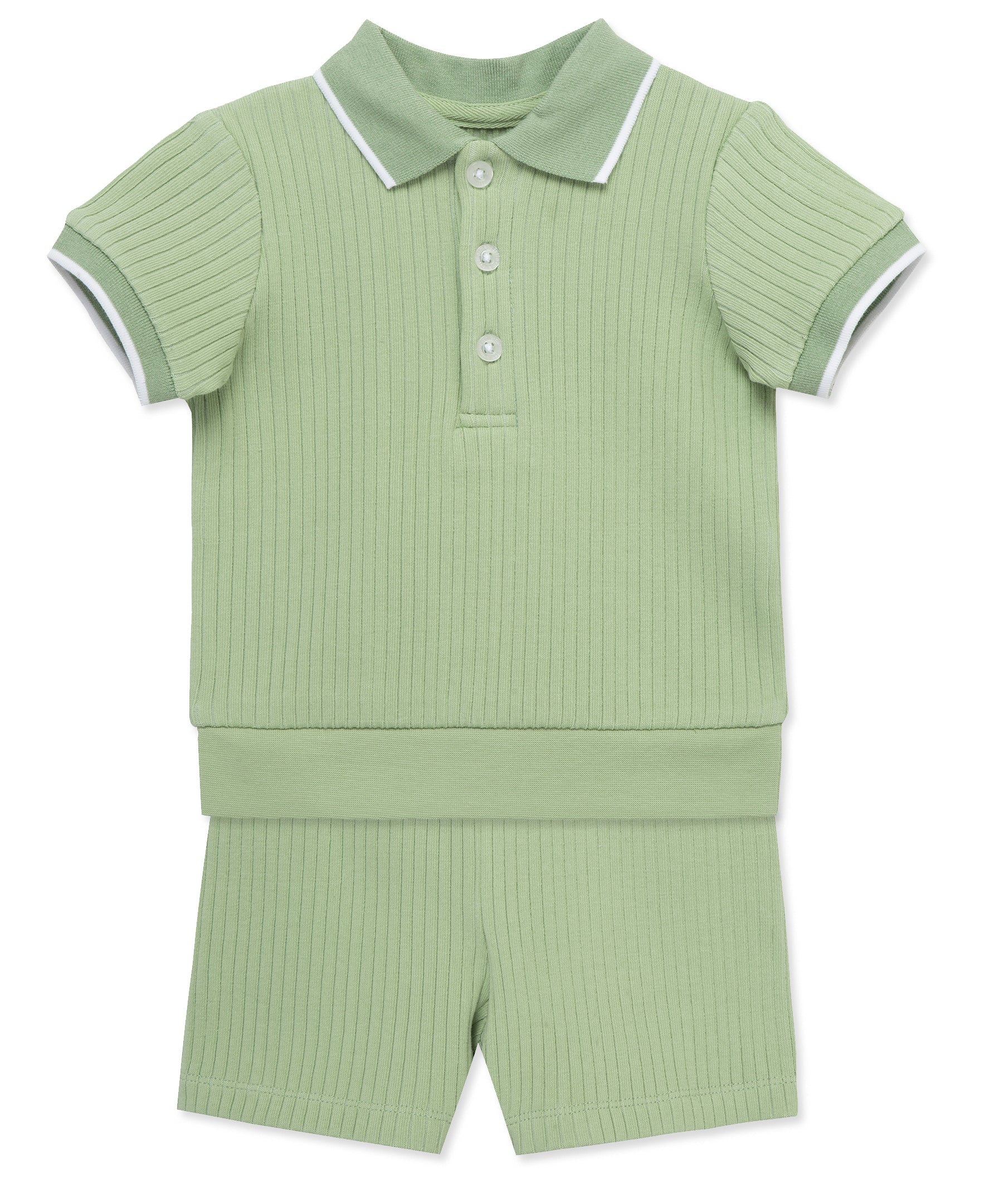  Green Polo 2-Piece Short Set (2T-4T)、mySite、layawaytickets