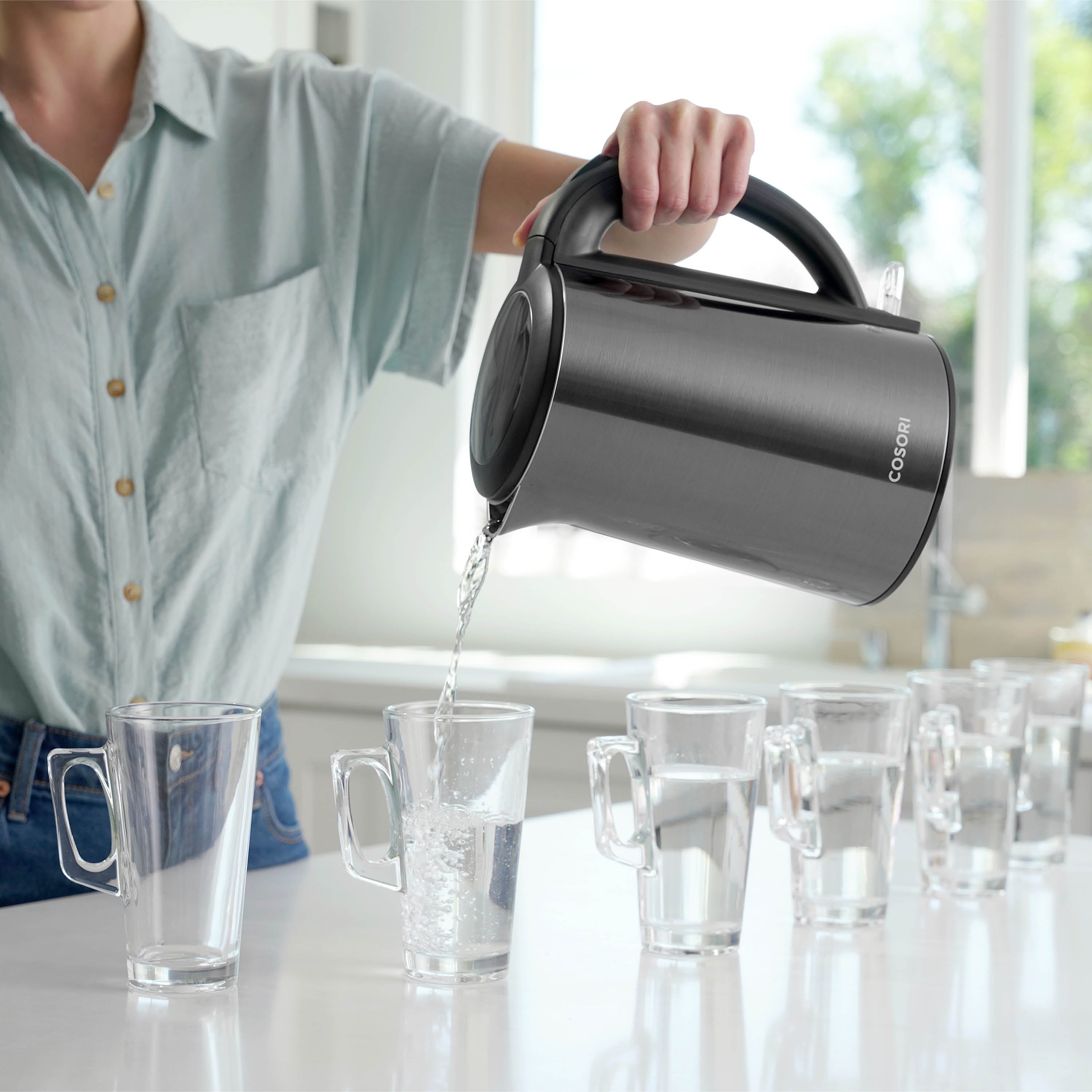 Double-Wall Stainless Steel Electric Kettle、mySite、fannypackpong