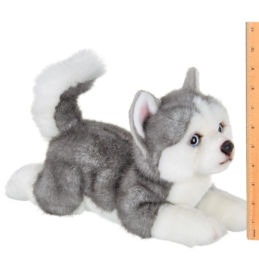 Plush Husky Puppy Dog Floppy Life-like Toy、mySite、g9winljtr