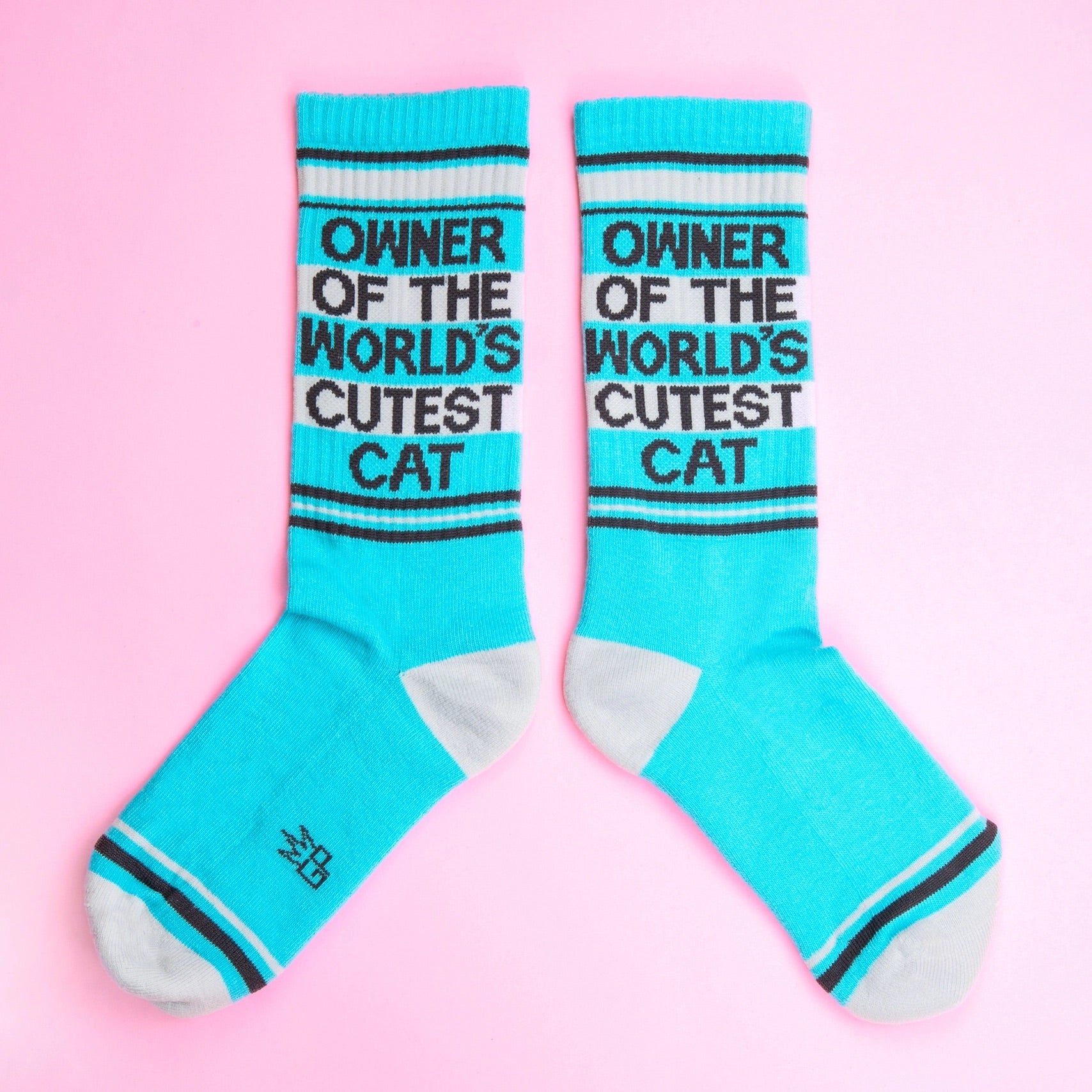 Owner of the World's Cutest Cat Gym Crew Socks、mySite、g9winljtr