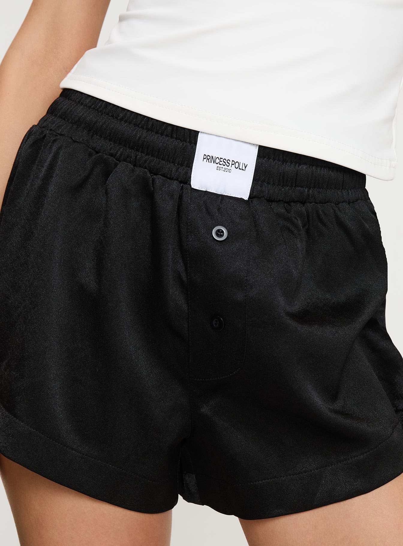 Snooze Satin Boxer Short Black、mySite、solidvoid