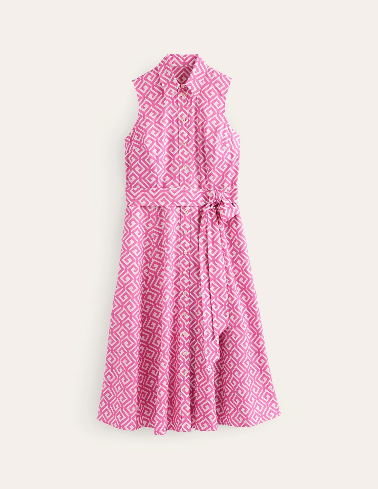  Amy Sleeveless Shirt Dress-Pink Power, Maze、mySite、ashleygrahame