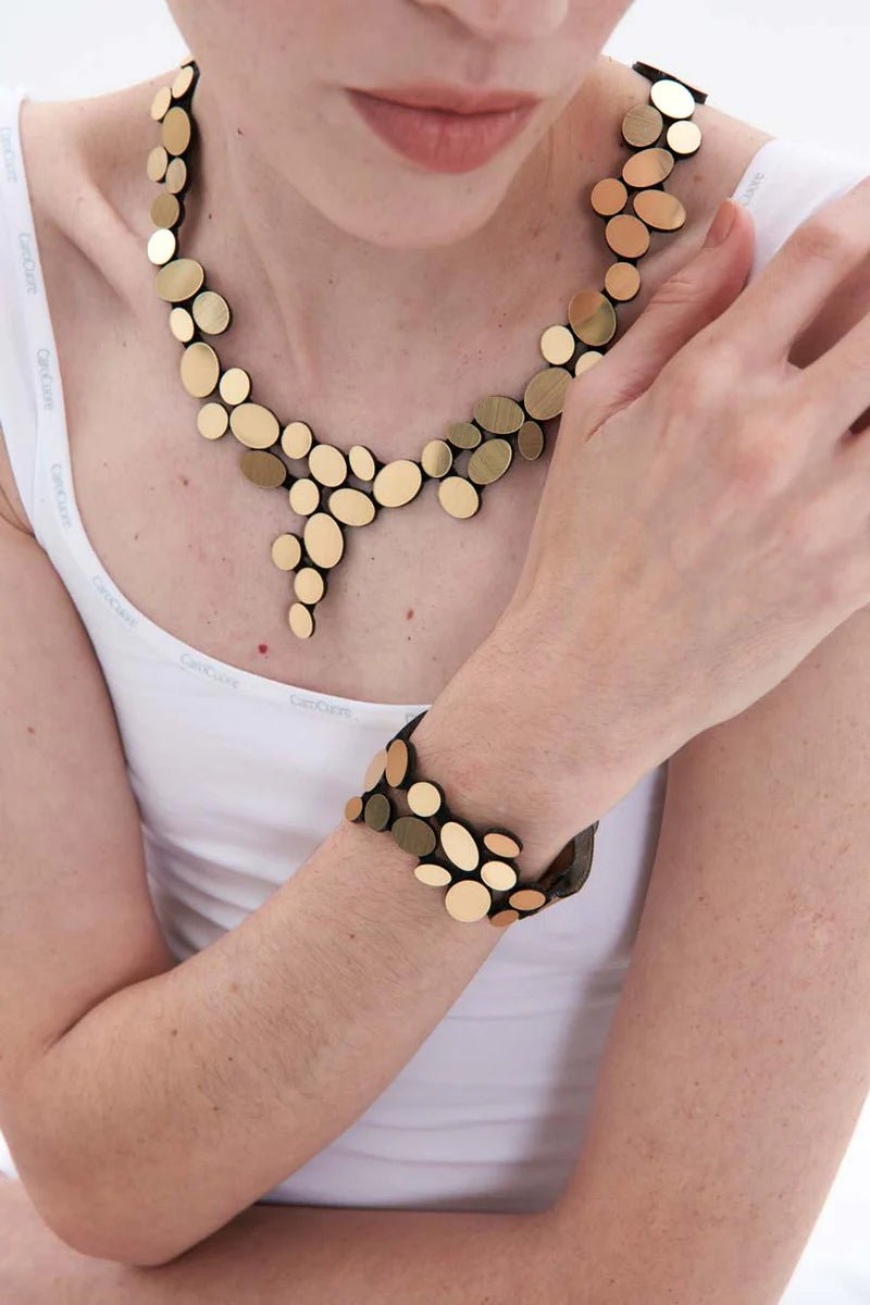  Gold Organic Reflections Bracelet、mySite、elrpsem3k