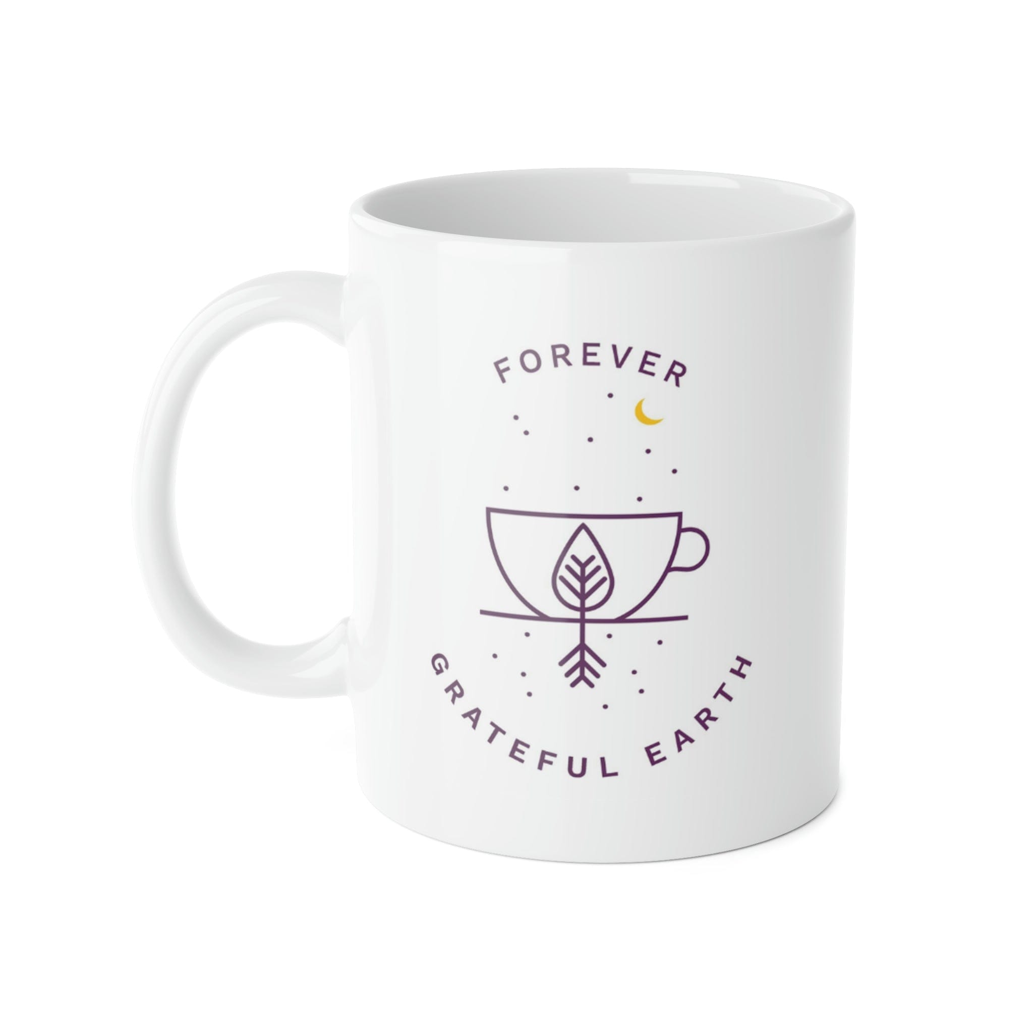 Sip in Style with Grateful Earth's White Mug, 11oz、mySite、gigharbornorthrealestate