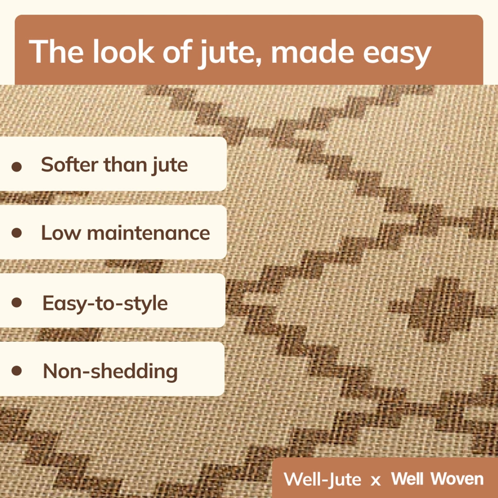 Faux-Jute Akita Moroccan Lattice Flatweave Rug、mySite、gigharbornorthrealestate