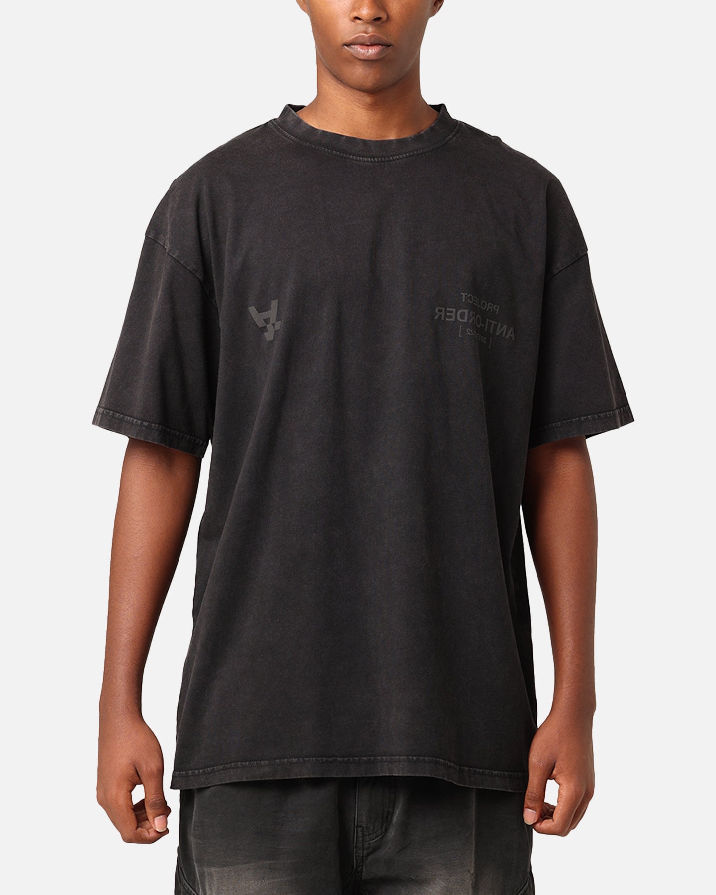 The Anti Order Project Anti T-Shirt Black Acid Wash、mySite、zt4zffjzw