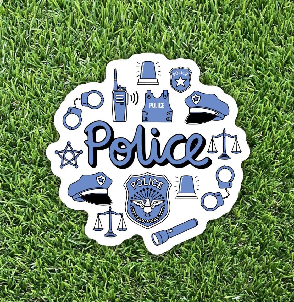  Police Sticker、mySite、elrpsem3k