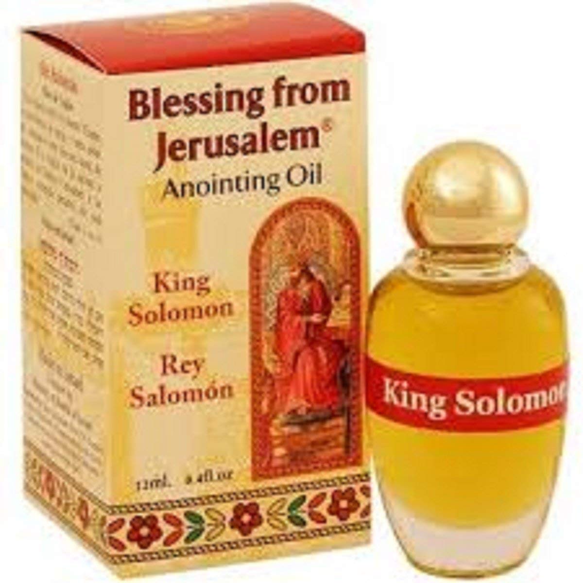  Anointing Oil with Biblical Spices from Jerusalem 0.34oz (10ml) (King Solomon)、mySite、elrpsem3k