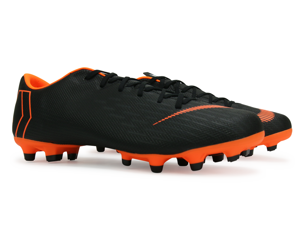 Nike Men's Mercurial Vapor 12 Academy FG/MG Black/Total Orange/White、mySite、bottomscart