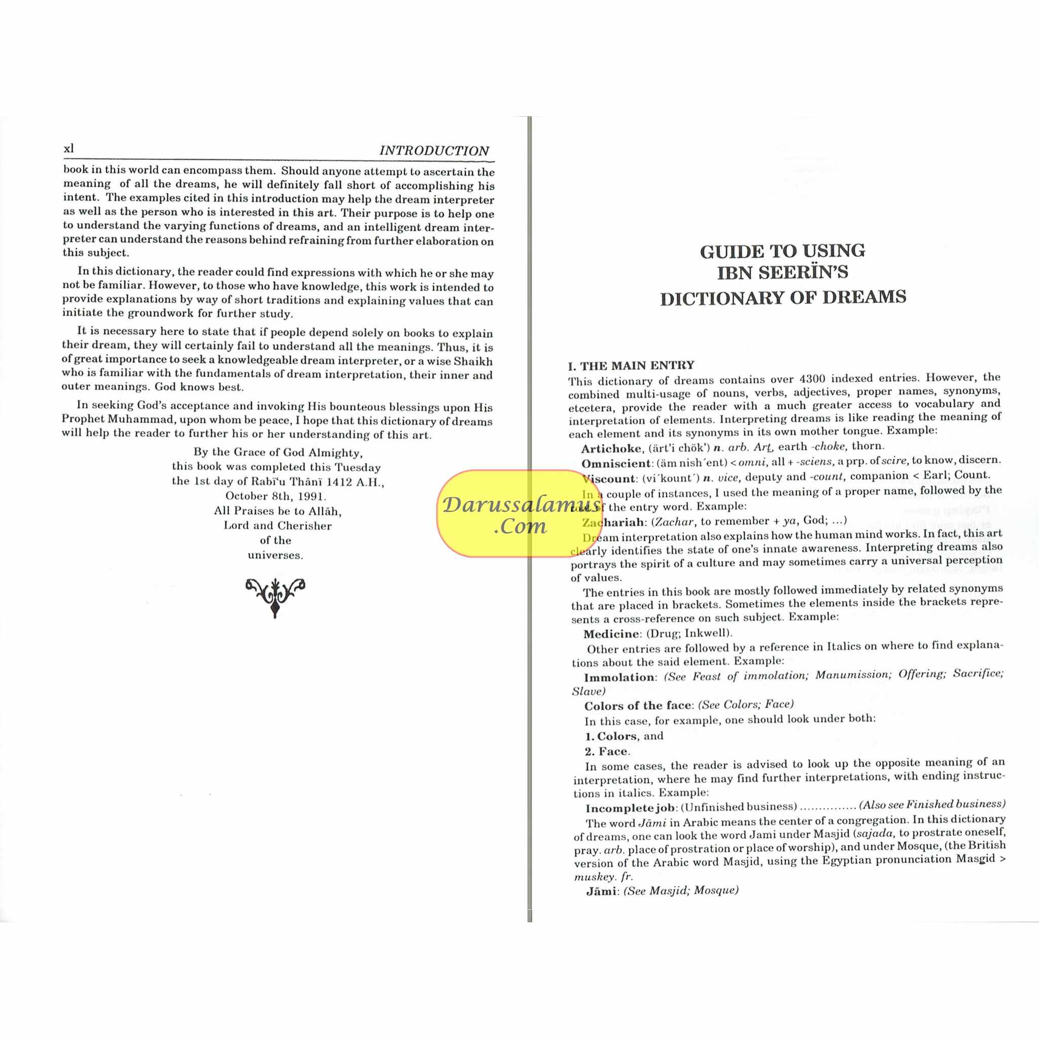 Ibn Seerin's Dictionary of Dreams: According to Islamic Inner Traditions By Muhammad M. Al-Akili、mySite、topwebapps