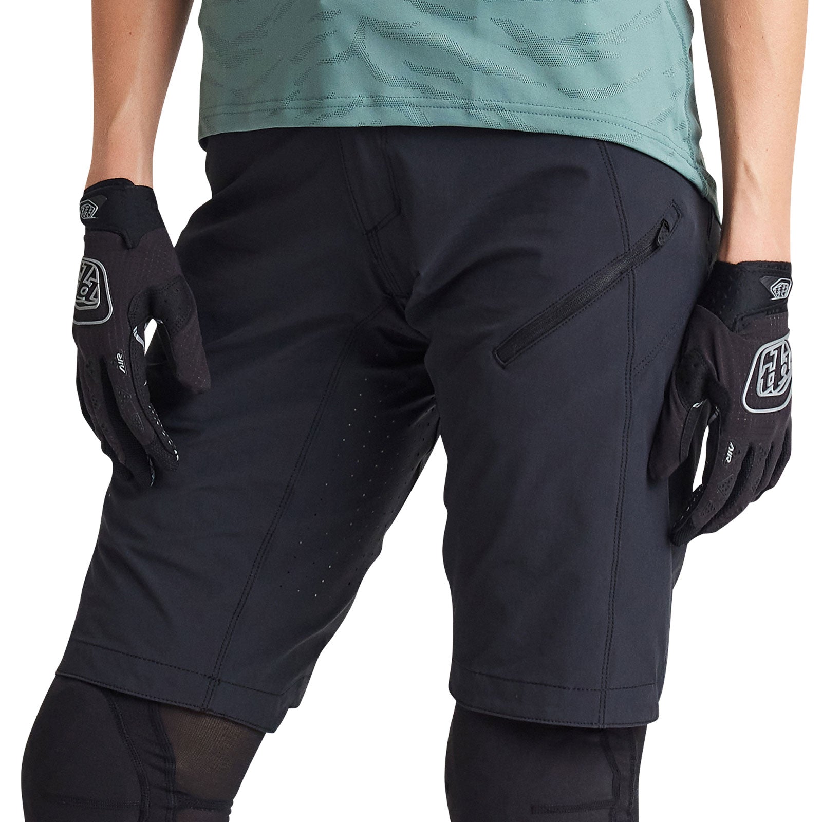 Womens Lilium Short No Liner Solid Black、mySite、dreamappss