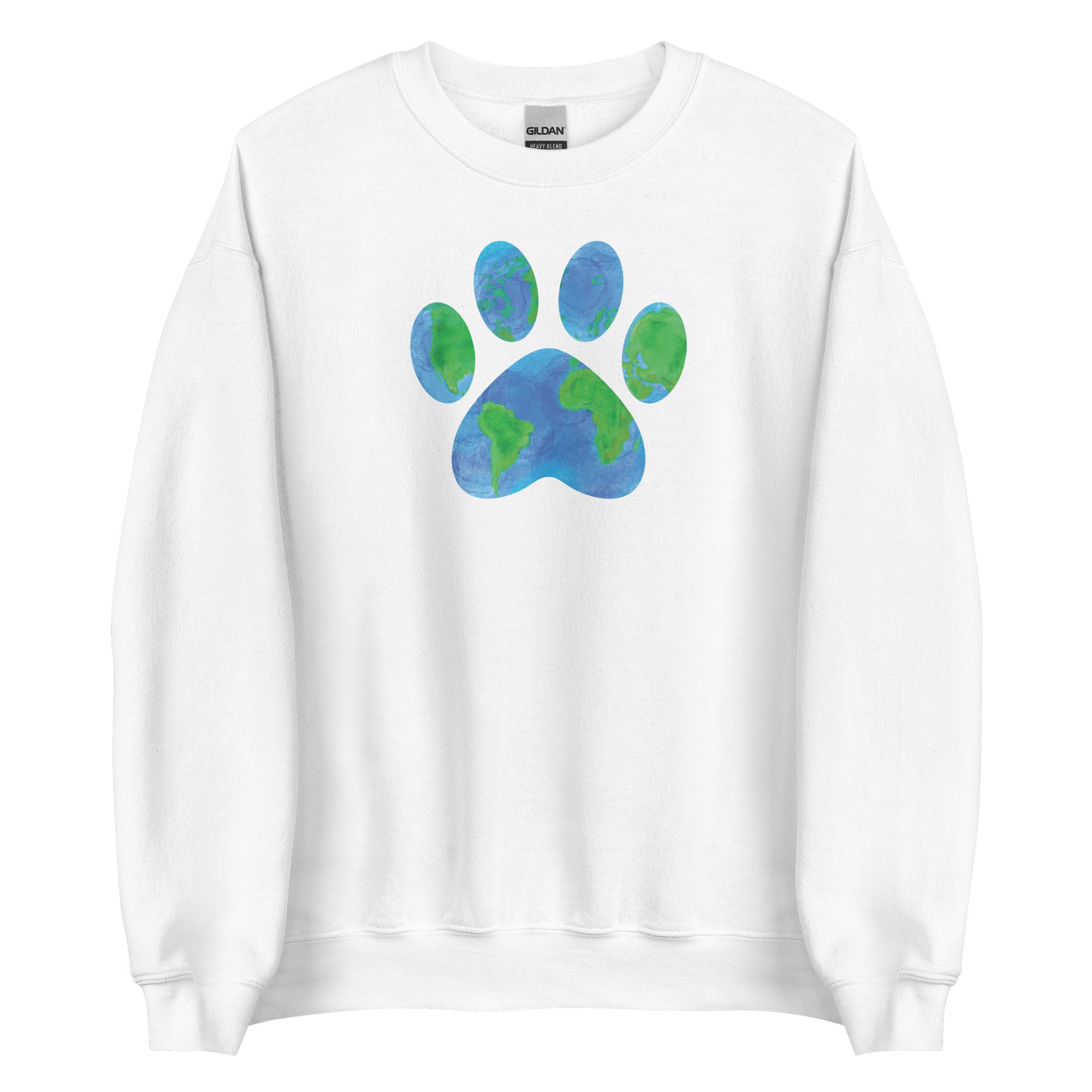 Earth Paw Crewneck Sweatshirt、mySite、camillekostekn
