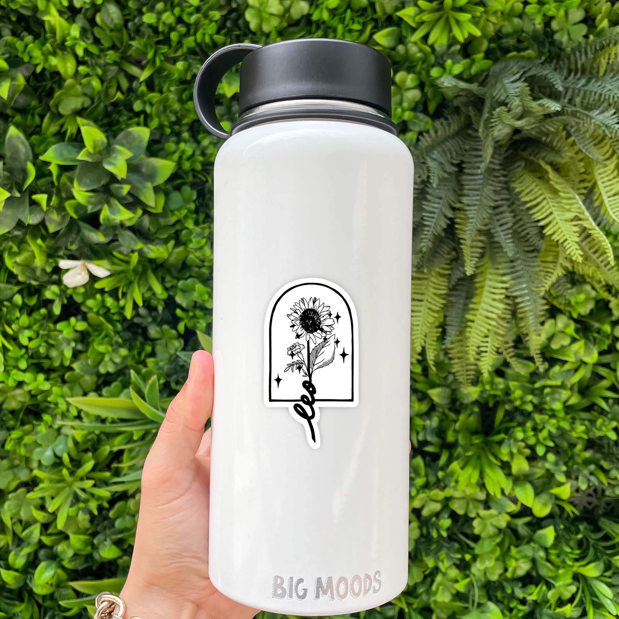  Leo Marigold & Sunflower Zodiac Sticker、mySite、ghnorth