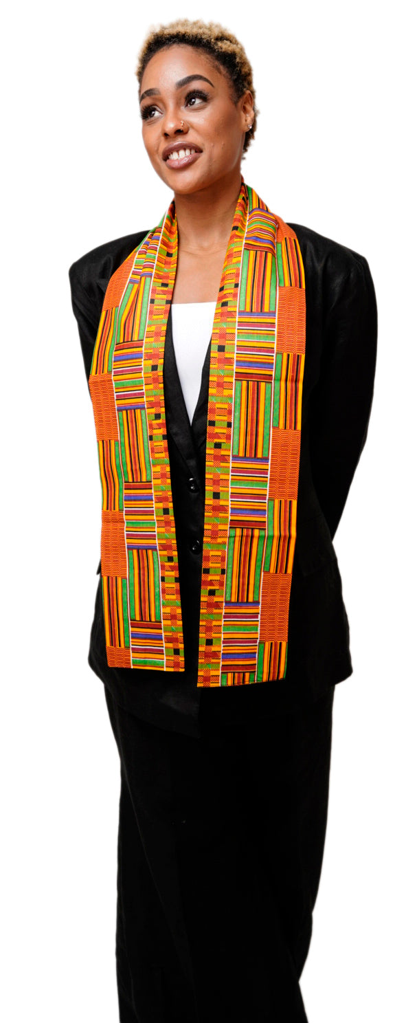 Sikadwa Kente African Print Sash-DP0795S、mySite、solidvoid