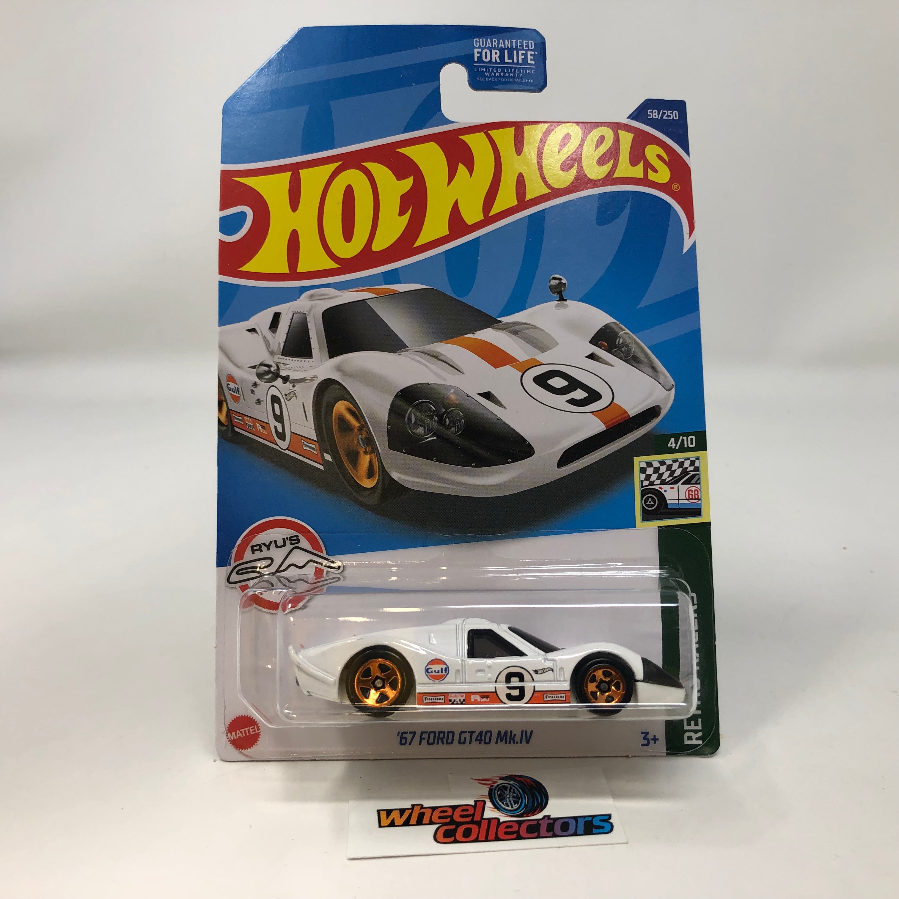 '67 Ford GT40 Mk.IV #58 * White * 2022 Hot Wheels、mySite、hgirdovlk