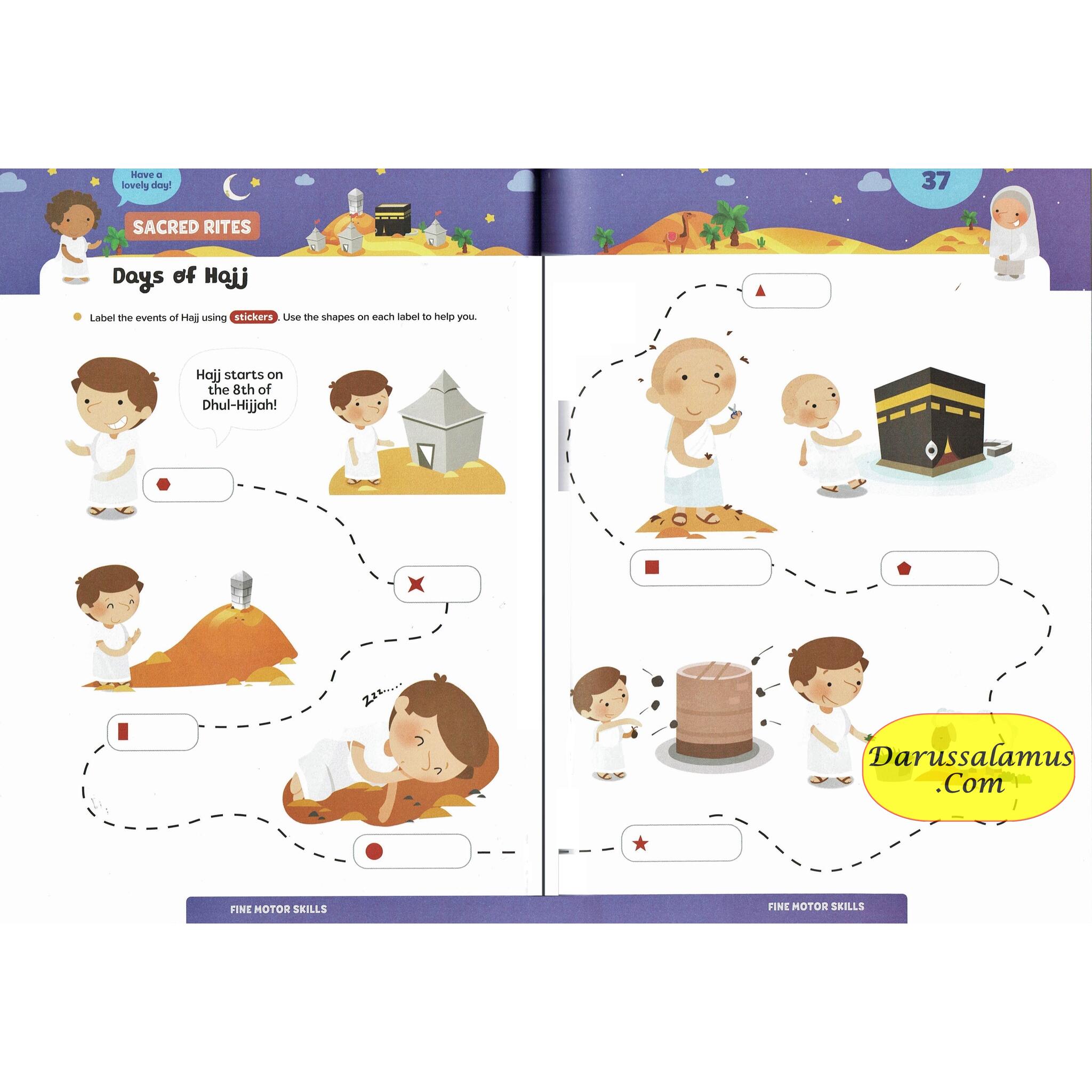Hajj & Umrah Activity Book (Little Kids) Age 5 +、mySite、topwebapps