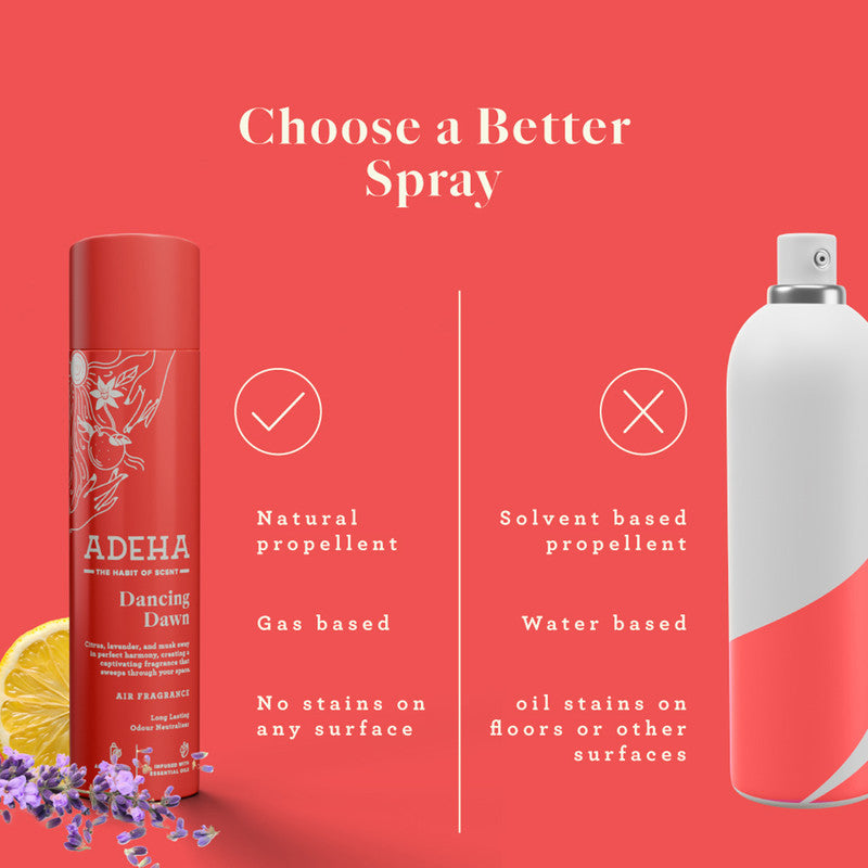 Room Air Freshener Spray | Dancing Dawn | Room Freshener for Home & Office | 218 ml、mySite、camillekostekn