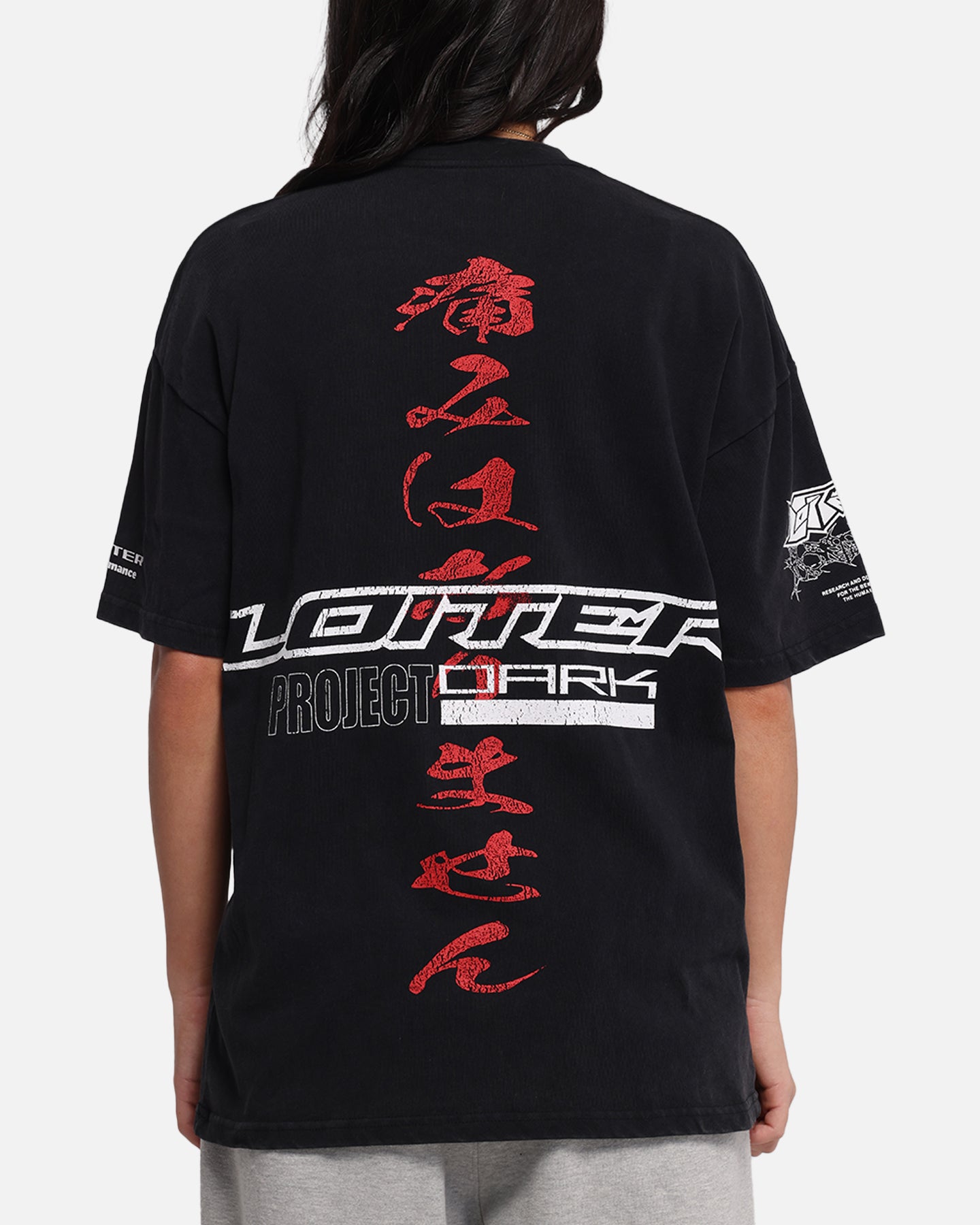 Loiter Cybernetics Vintage T-Shirt Black Acidwash、mySite、zt4zffjzw