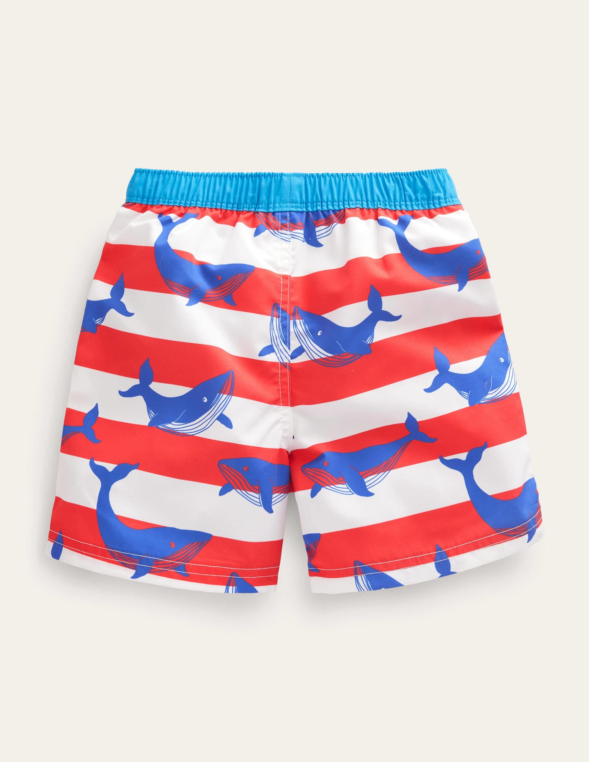  Swim Shorts-Ivory and Strawberry Whales、mySite、ashleygrahame