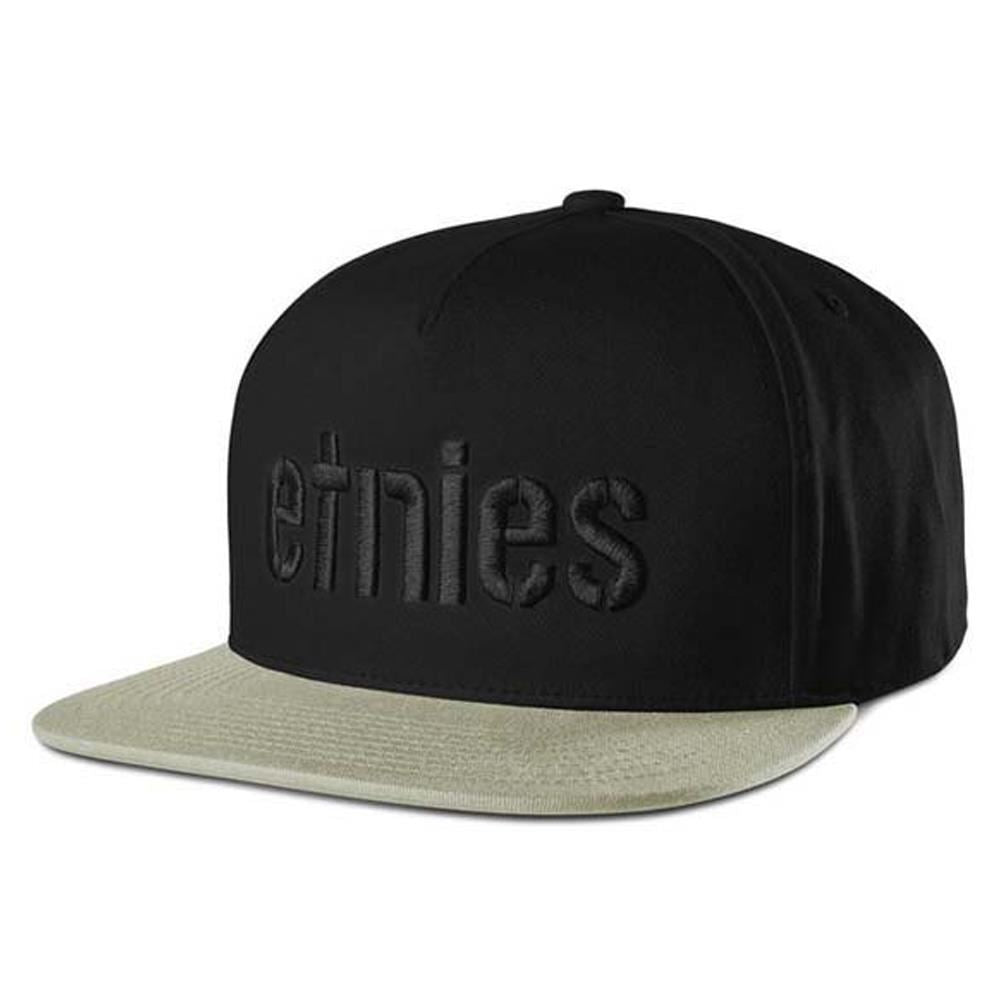  Etnies Corp Snapback Cap - Black/Black/Gum、mySite、merchandisen