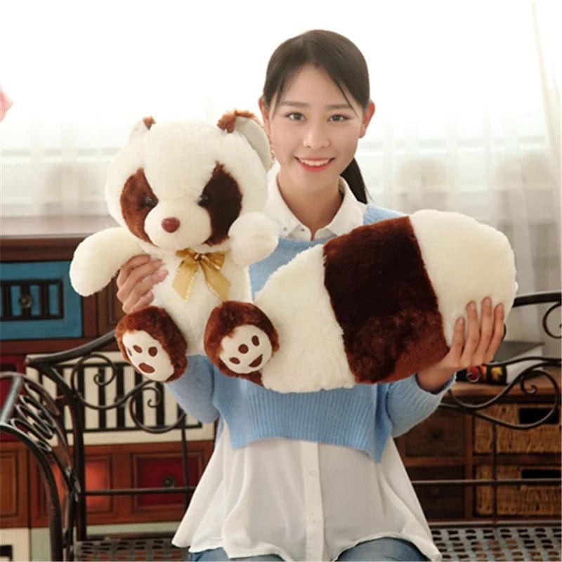 BIG Plush Red Panda or Raccoon Stuffed Animal Pillow *、mySite、g9winljtr