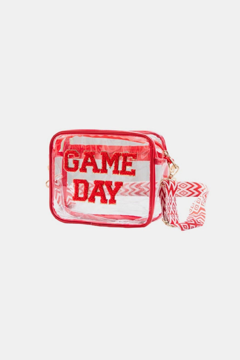 Zenana GAME DAY Stadium Approved Transparent Crossbody Bag、mySite、camillekostekn