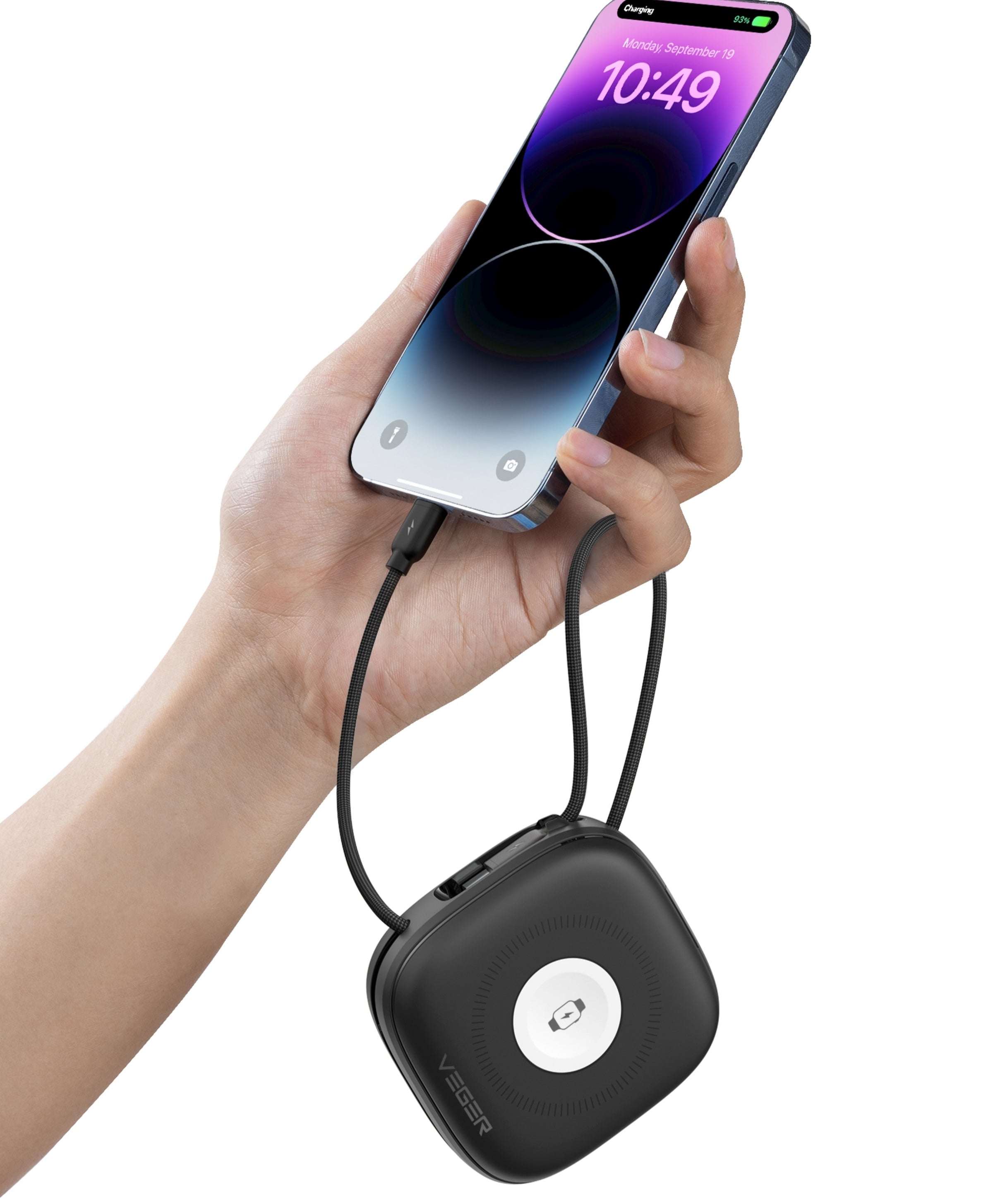 MagCore 3-in-1 Magnetic Wireless 10000mAh PD 22.5W Fast Charging Power Bank、mySite、fannypackpong