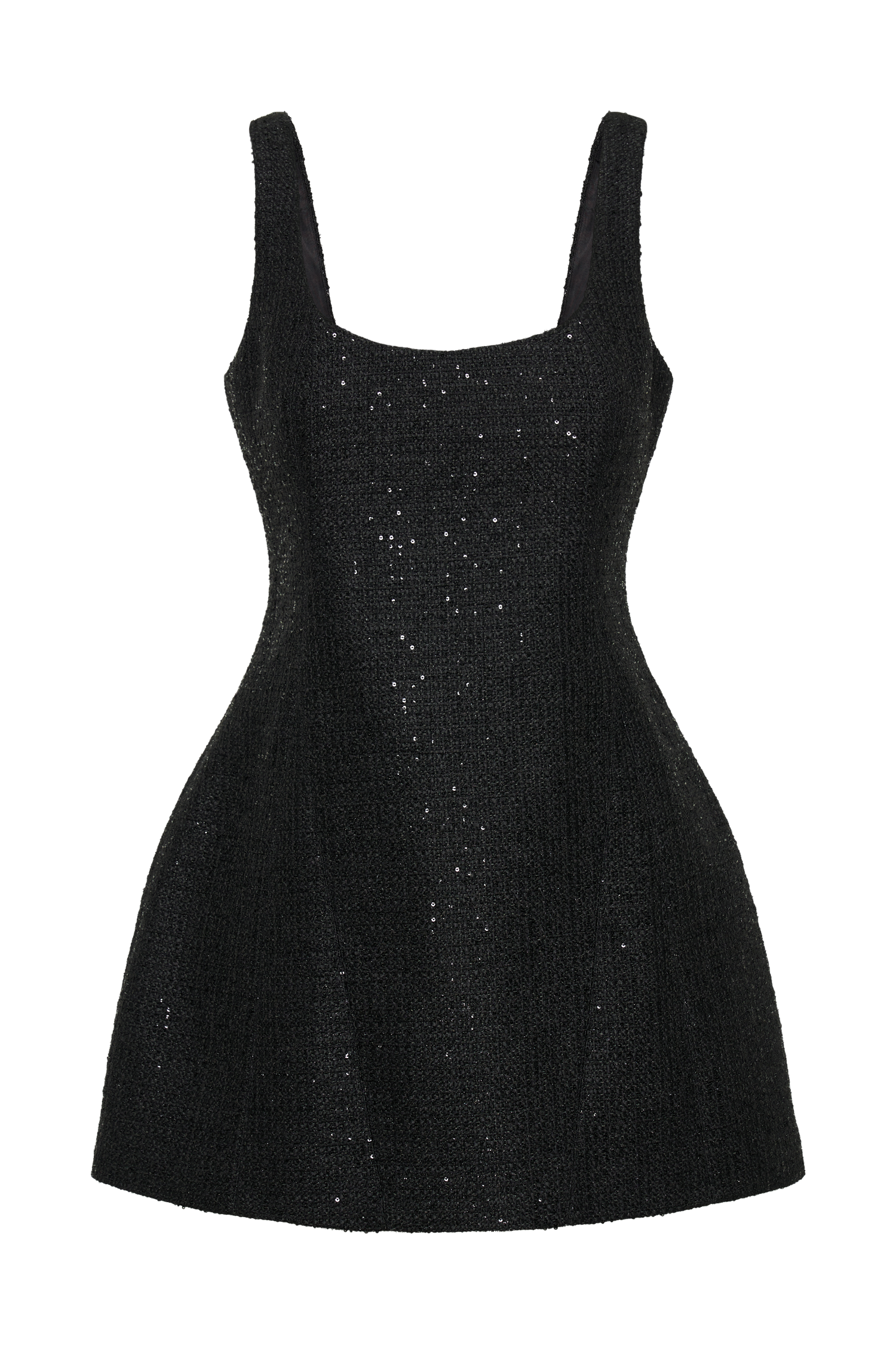 Beth Tweed Mini Dress - Black、mySite、solidvoid