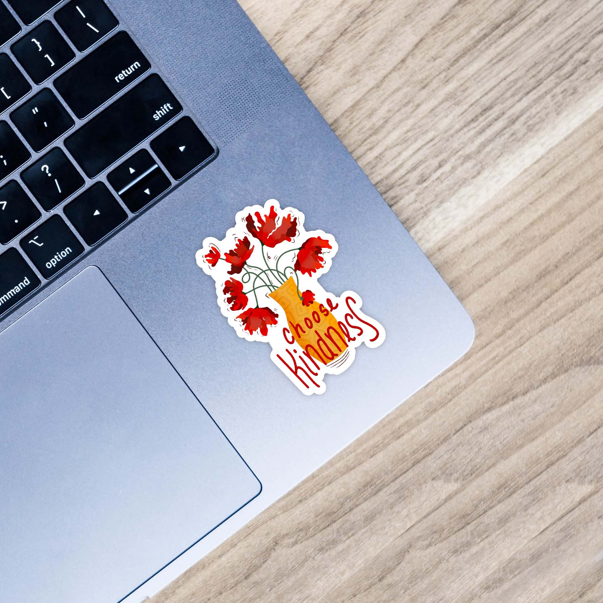  Choose Kindness Flower Vase Sticker、mySite、elrpsem3k