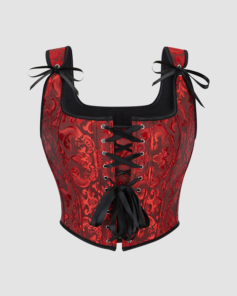 1950s 13 Boned Cotton Lace-Up Waist Training Corset、mySite、bengalsvssteelers