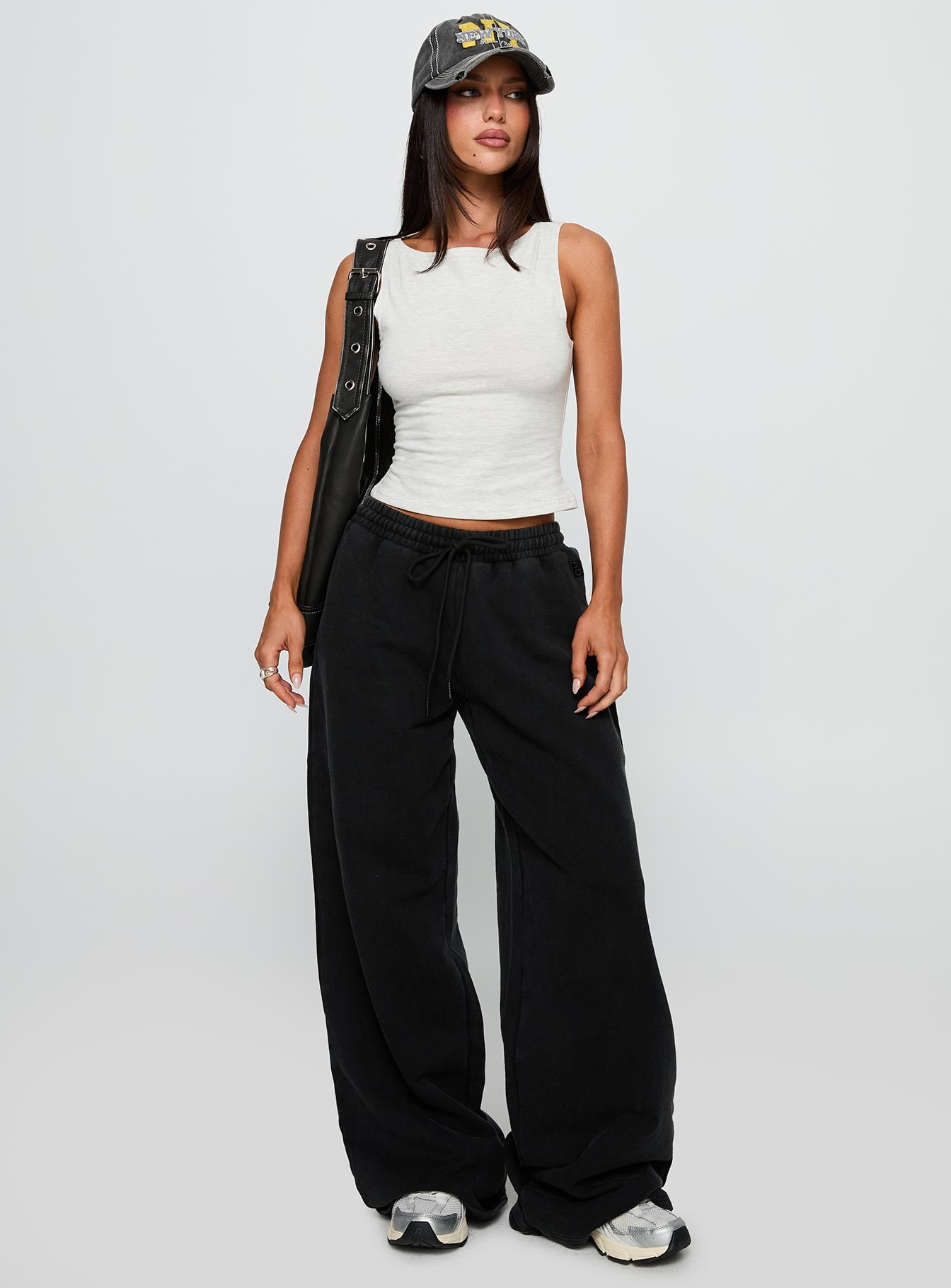 Bleeker High Neck Top Grey Marle、mySite、solidvoid