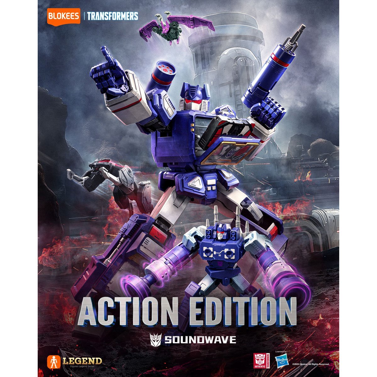 Blokees Transformers Action Edition 03: G1 Soundwave、mySite、hgirdovlk
