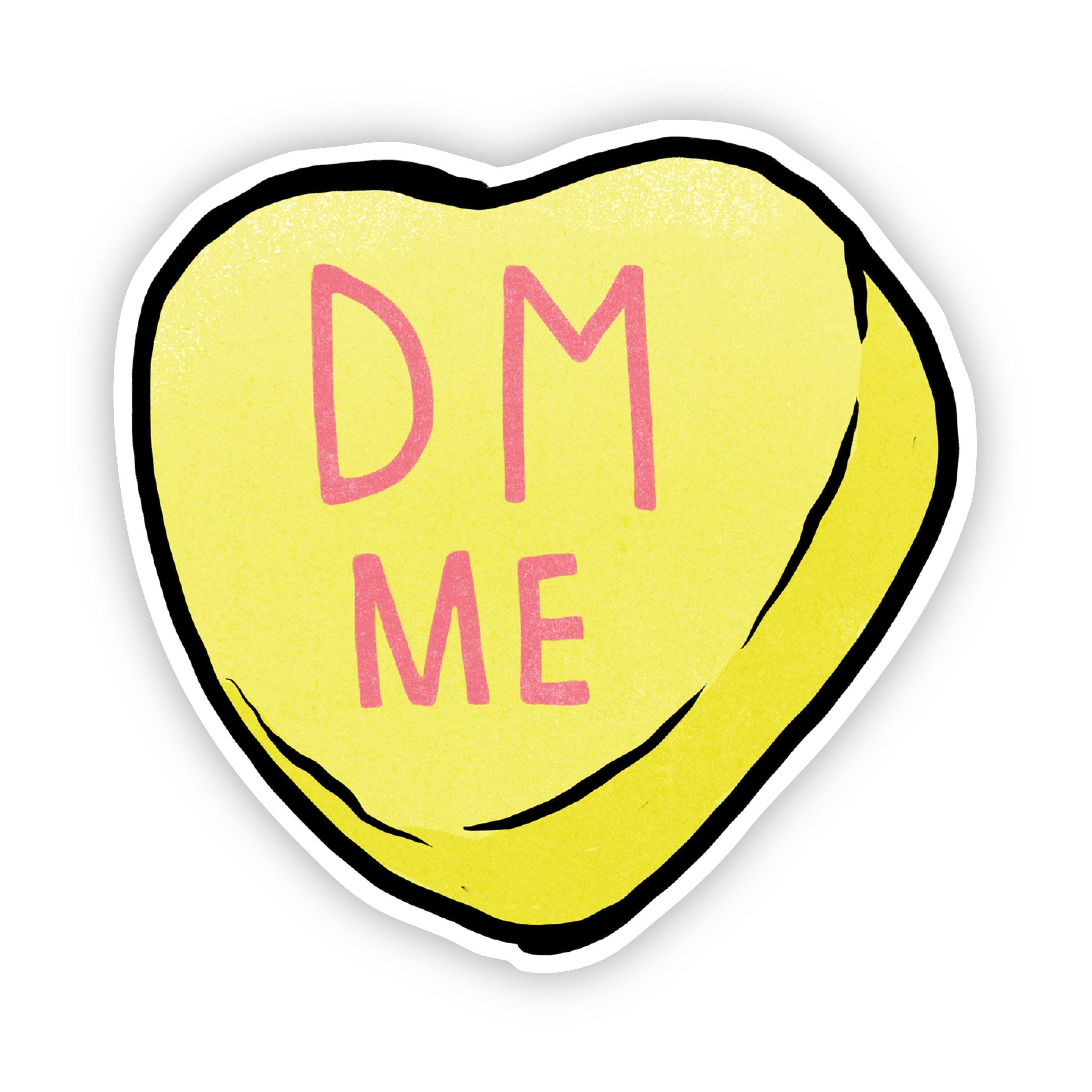  DM Me Heart Sticker、mySite、elrpsem3k