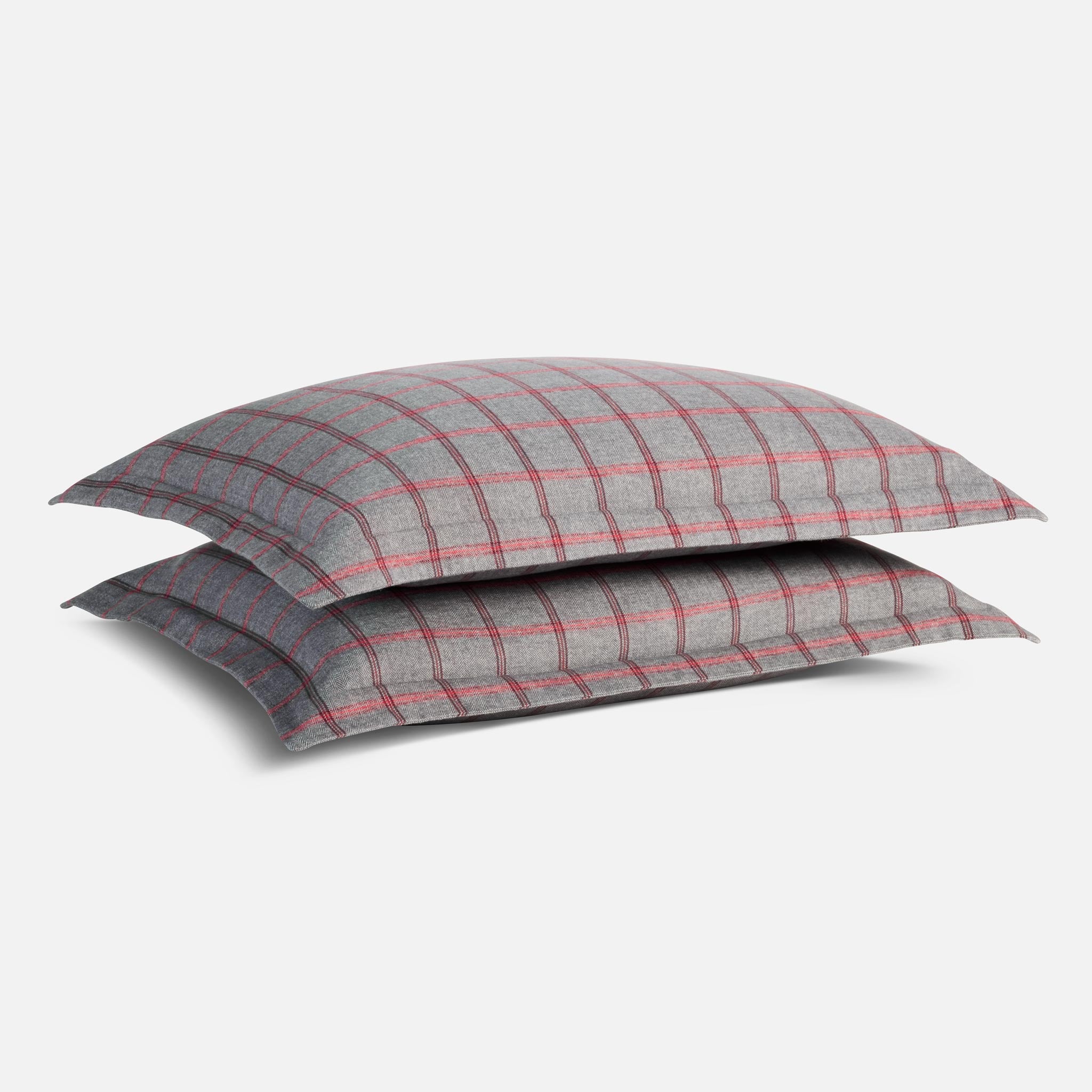  Herringbone Plaid Flannel Shams - Last Call、mySite、sugarbowlscore
