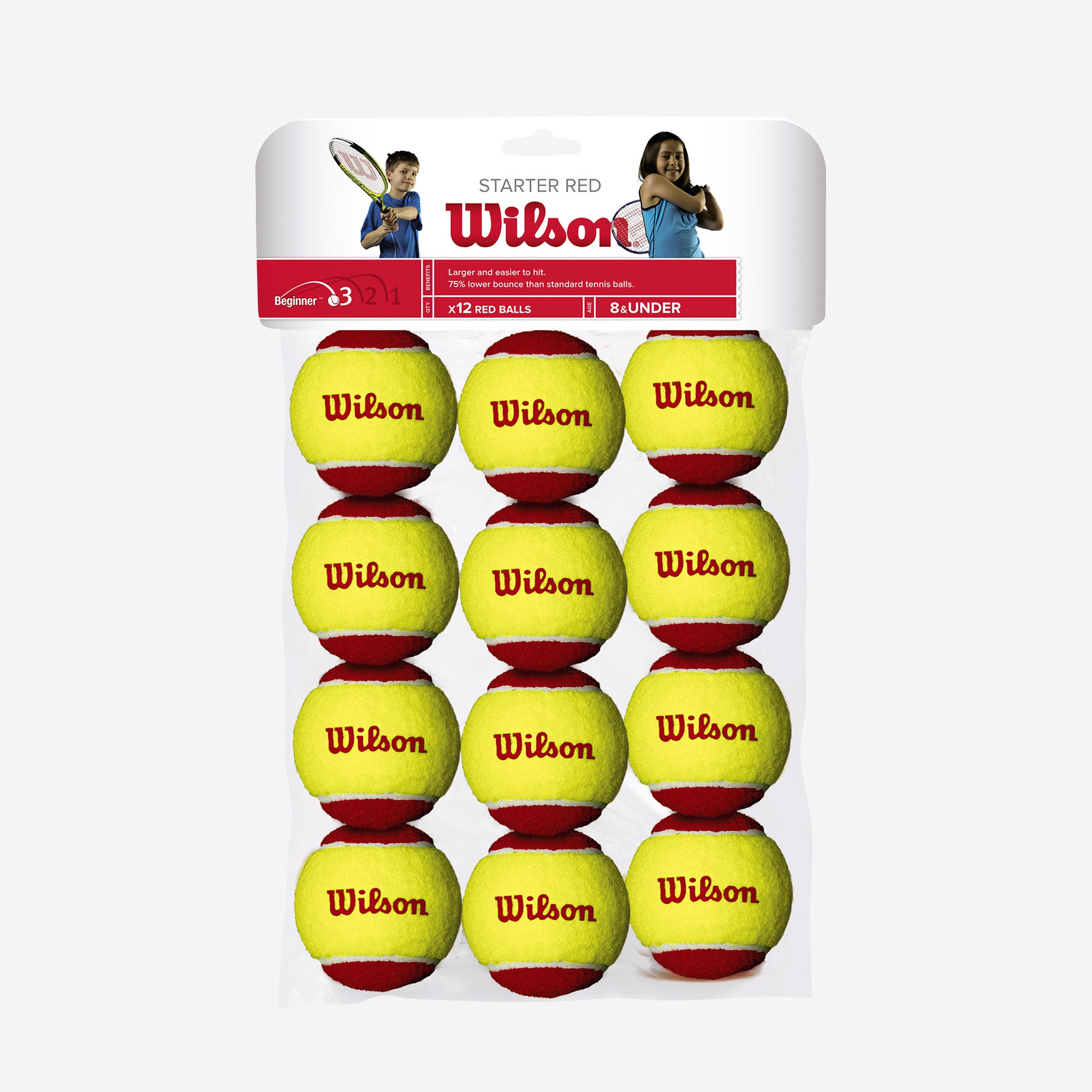 Wilson Starter Red 12 Tennis Balls